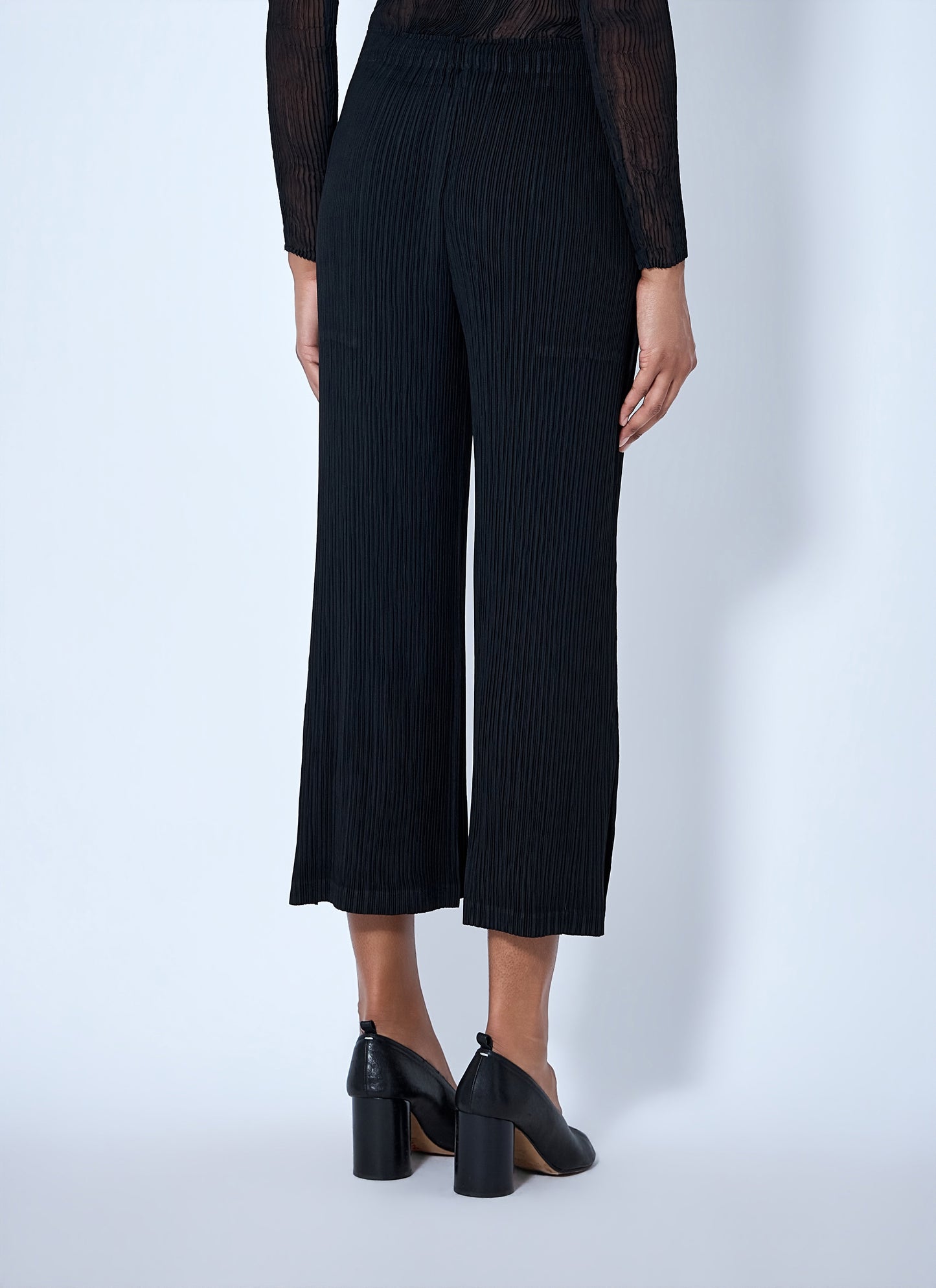 Issey Miyake Women Hatching Pleats Pants ISSEY MIYAKE