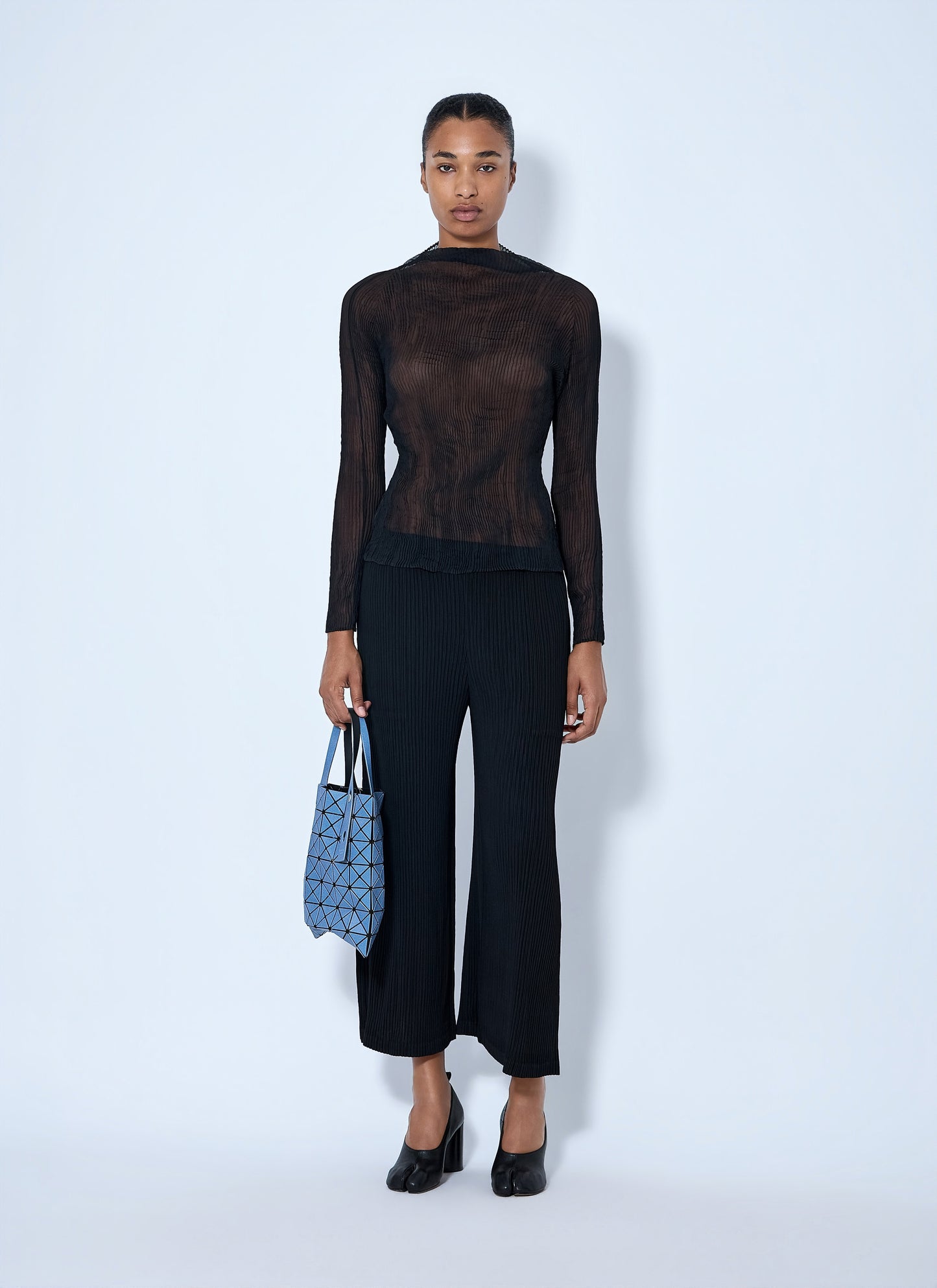 Issey Miyake Women Sheer Pleated Top ISSEY MIYAKE