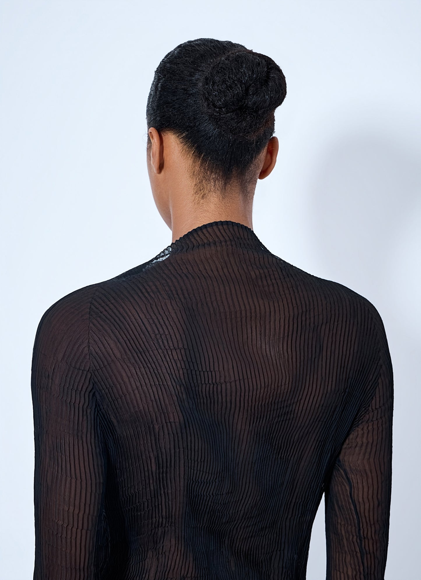 Issey Miyake Women Sheer Pleated Top ISSEY MIYAKE