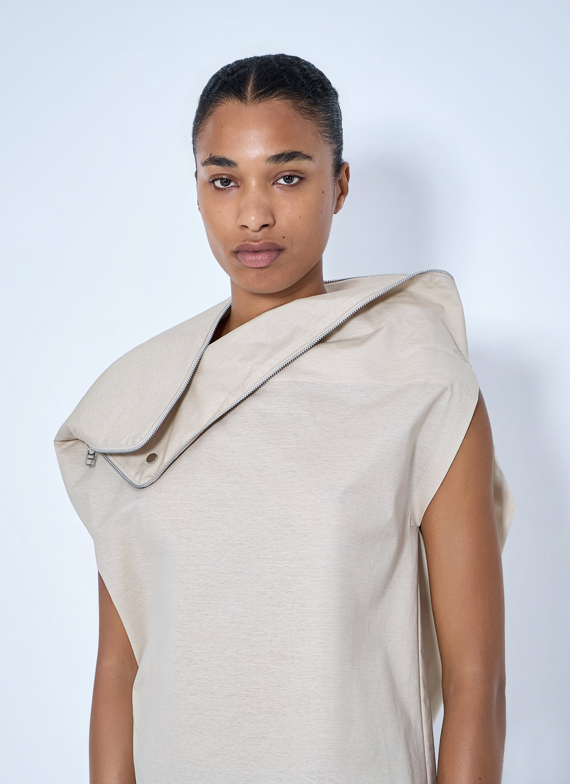 Issey Miyake Women Asymmetric Zip Detail Top ISSEY MIYAKE