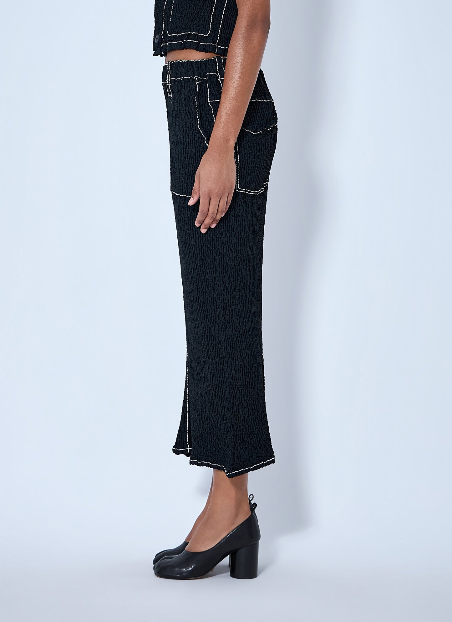 Issey Miyake Women Wavelet Ensemble Midi Skirt ISSEY MIYAKE