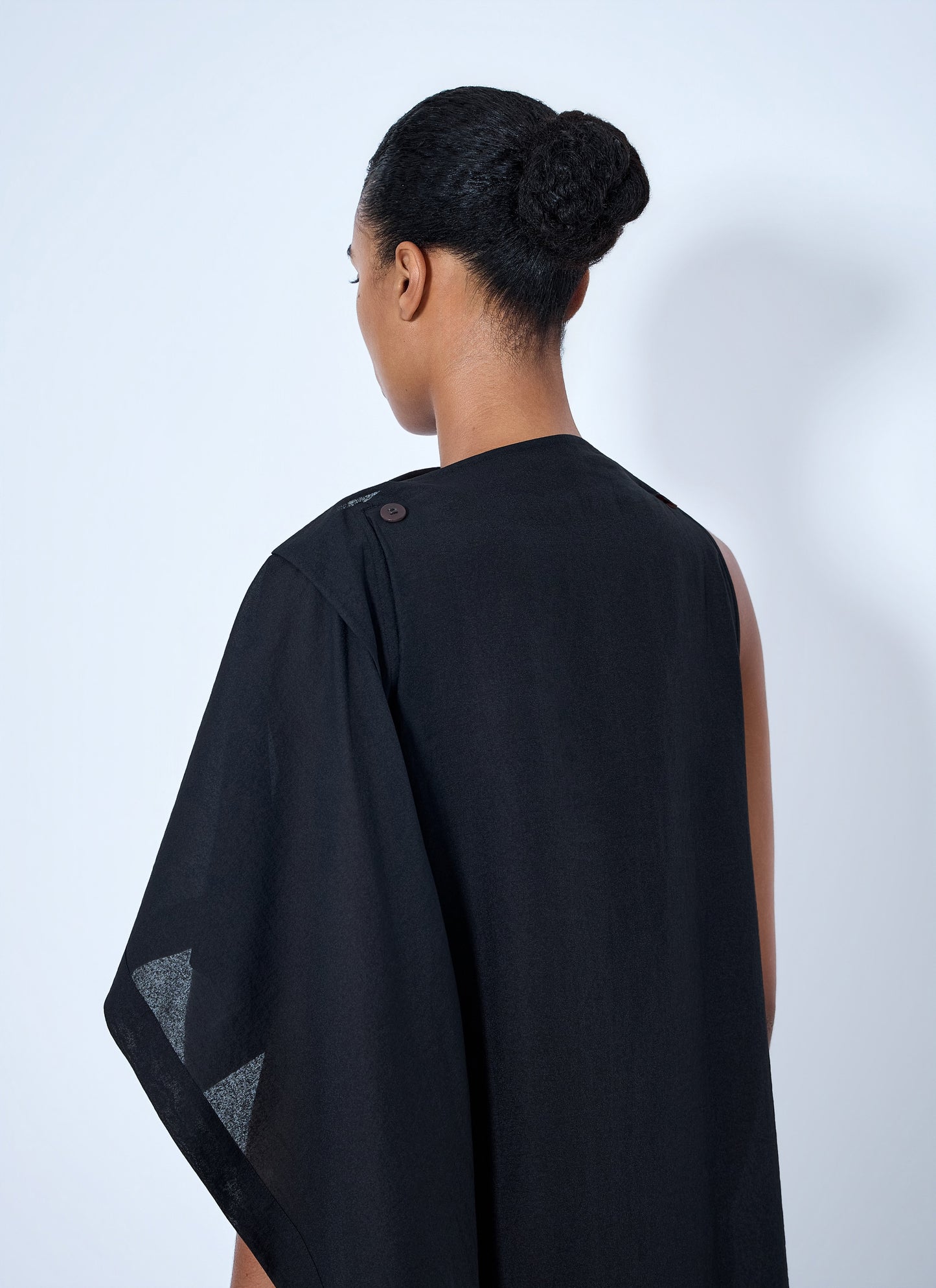 Issey Miyake Women All Squares Asymmetric Draped Midi Dress ISSEY MIYAKE