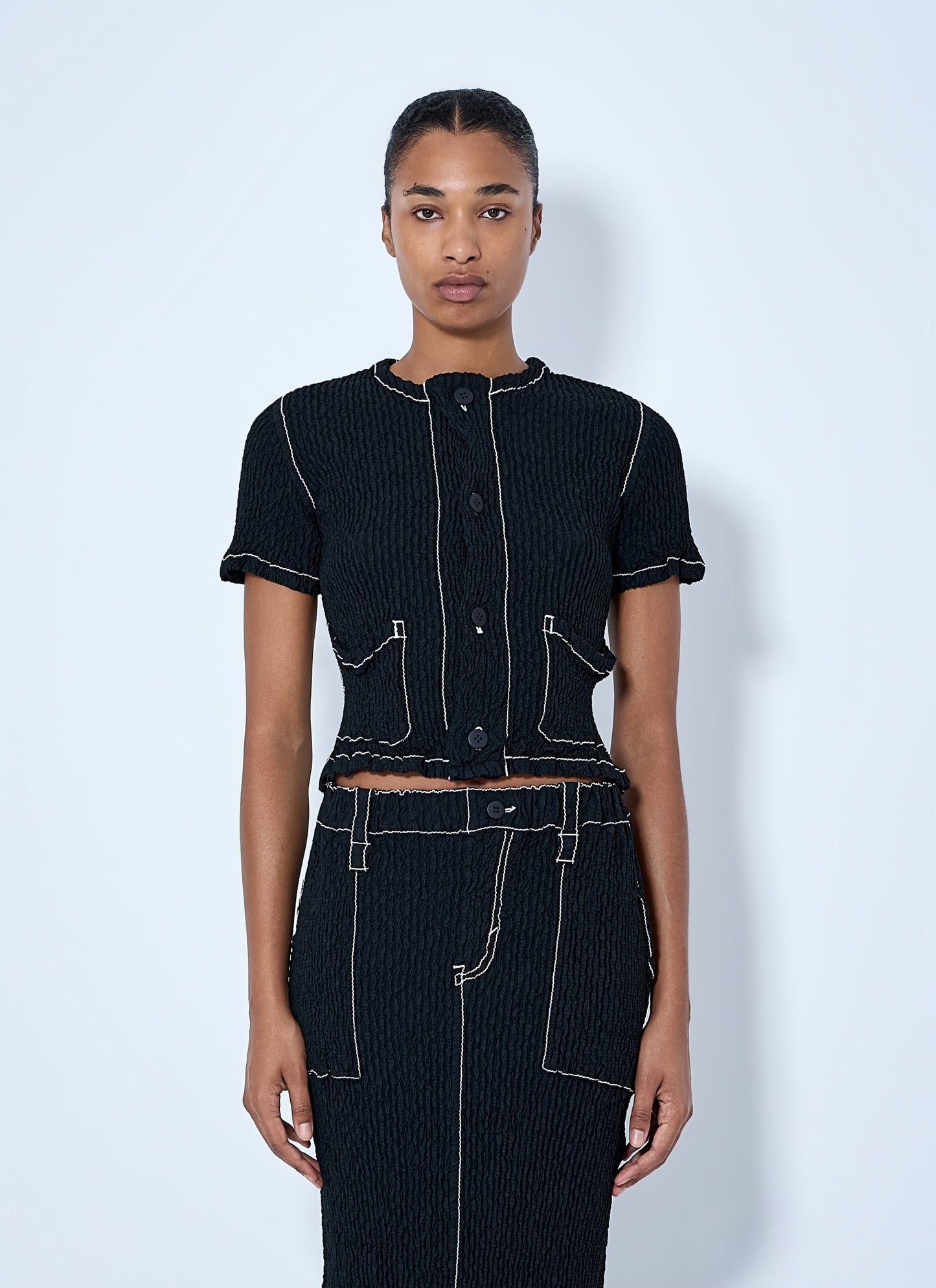 Issey Miyake Women Wavelet Ensemble Cardigan ISSEY MIYAKE