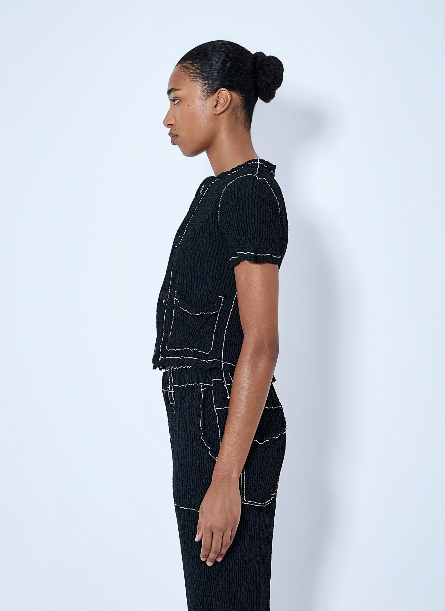 Issey Miyake Women Wavelet Ensemble Cardigan ISSEY MIYAKE