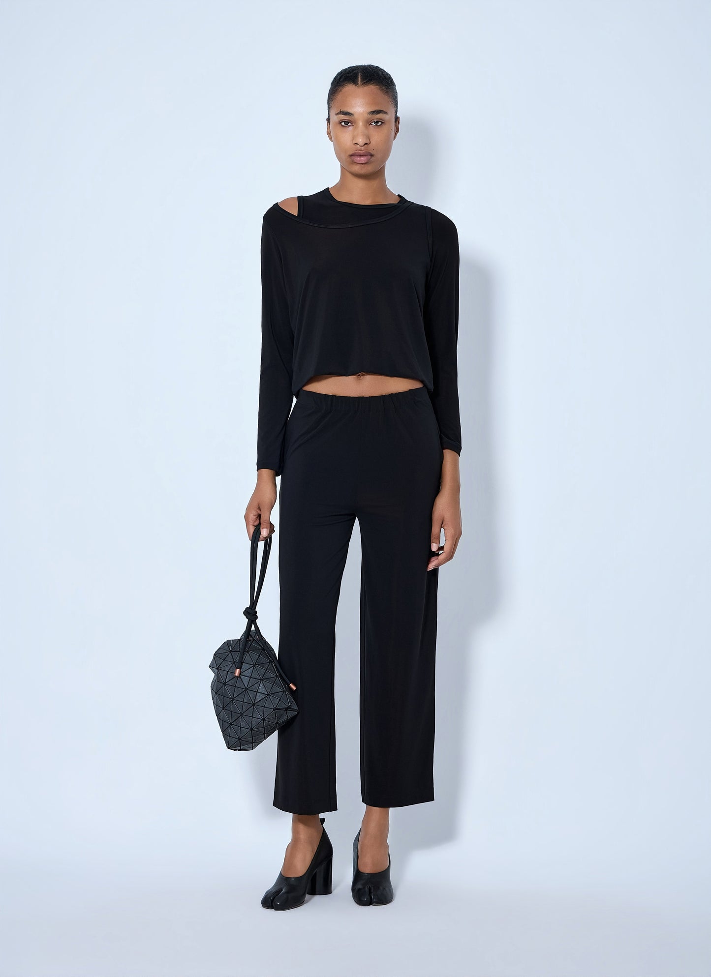 Issey Miyake Women Elasticated Waist Trousers ISSEY MIYAKE