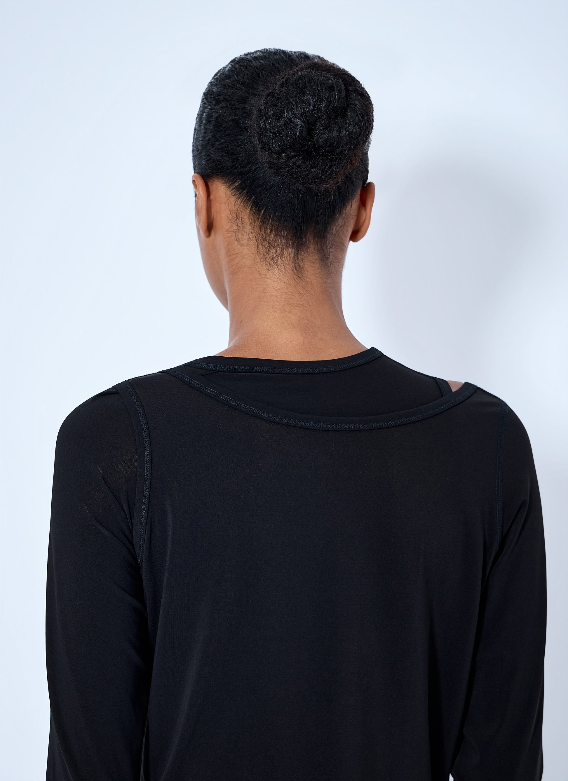 Issey Miyake Women Long Sleeve Cropped Top ISSEY MIYAKE