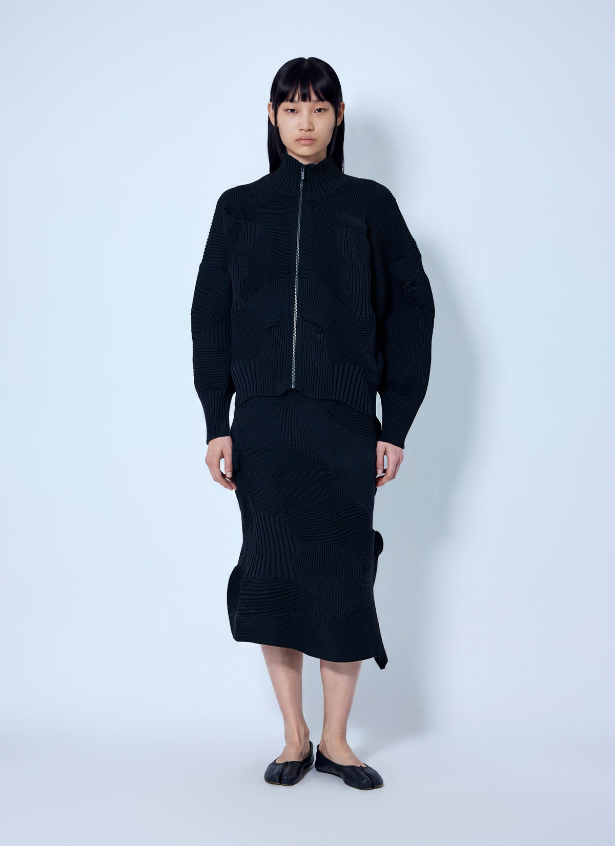 Issey Miyake Women Kone Kone Ribbed Knitted Jacket ISSEY MIYAKE