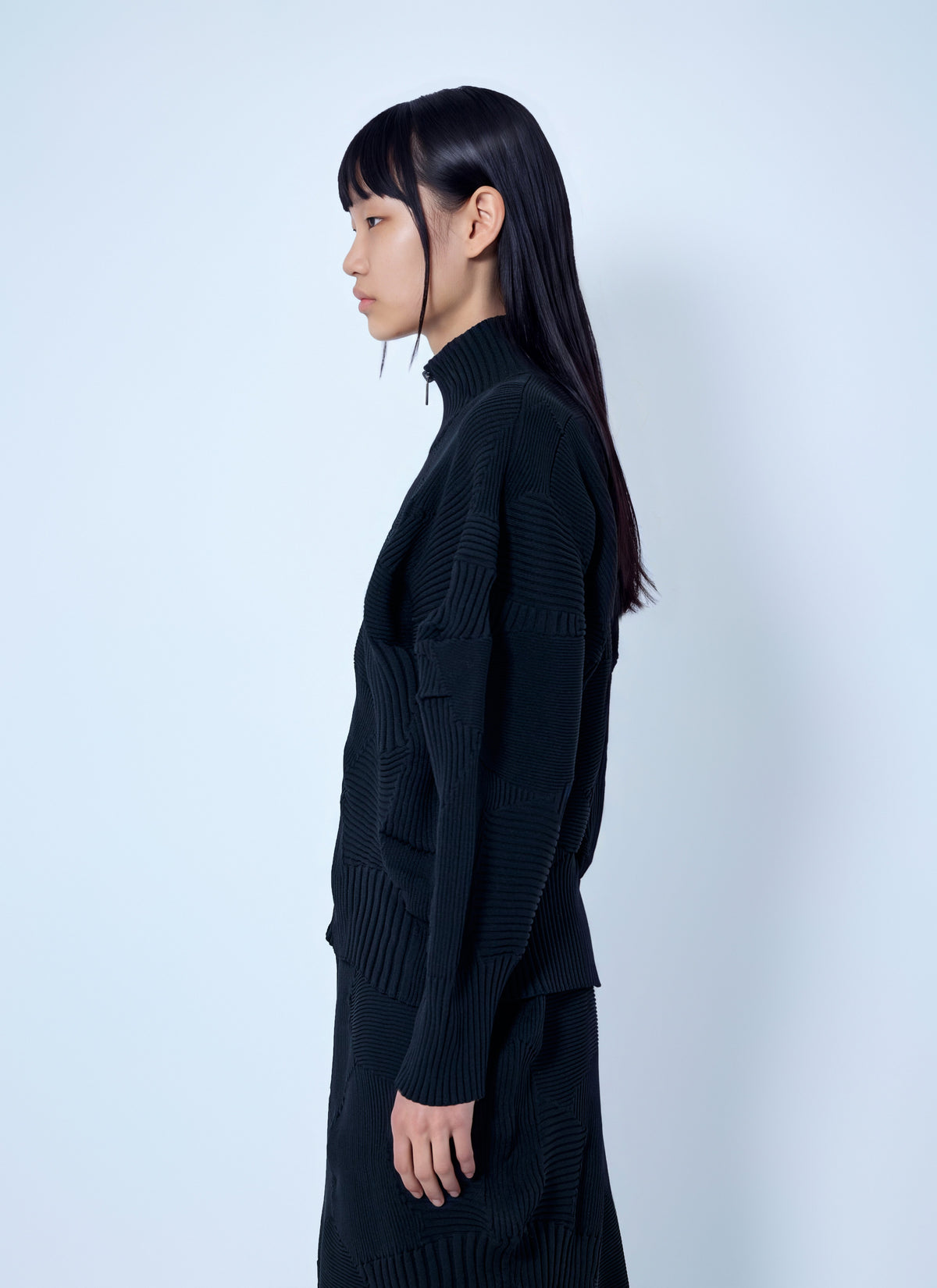 Issey Miyake Women Kone Kone Ribbed Knitted Jacket ISSEY MIYAKE