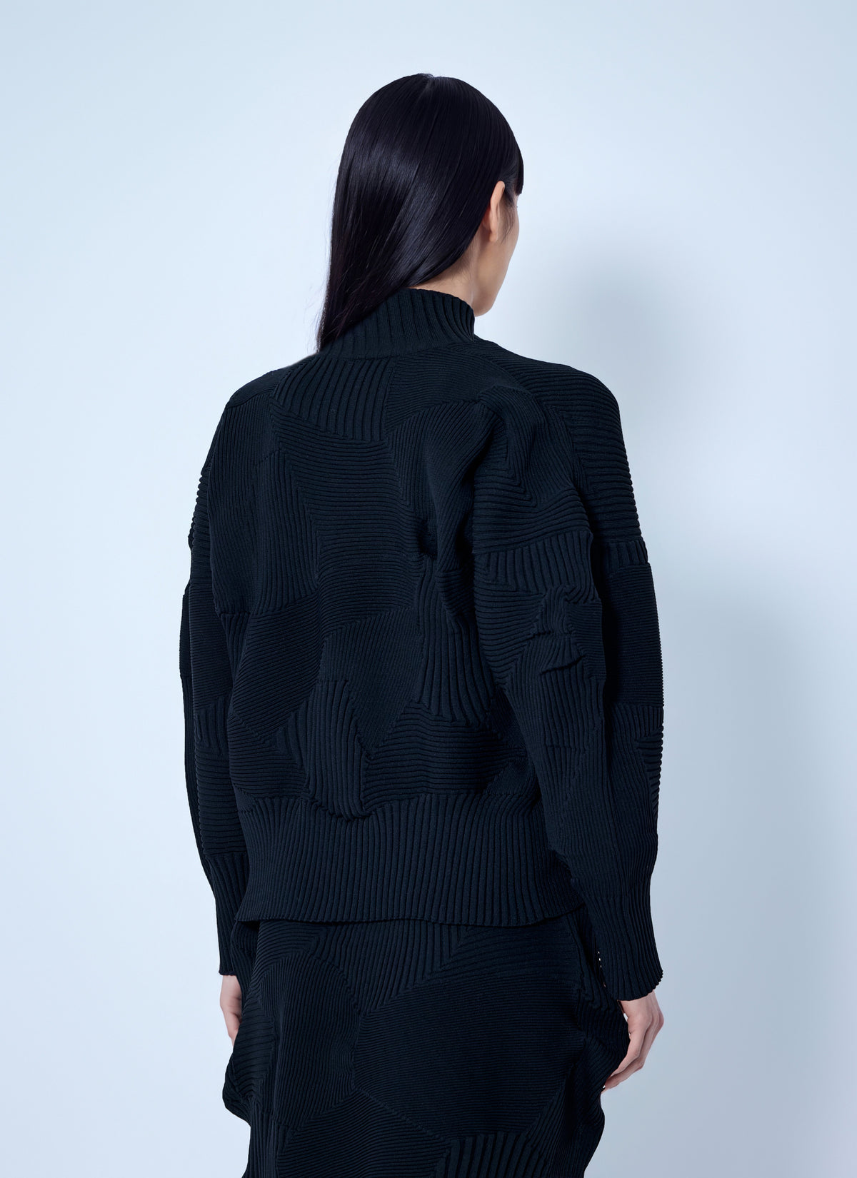 Issey Miyake Women Kone Kone Ribbed Knitted Jacket ISSEY MIYAKE