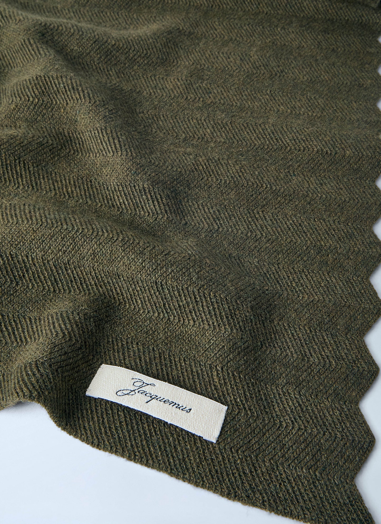 Jacquemus Men Le Chale Chevron Scarf JACQUEMUS
