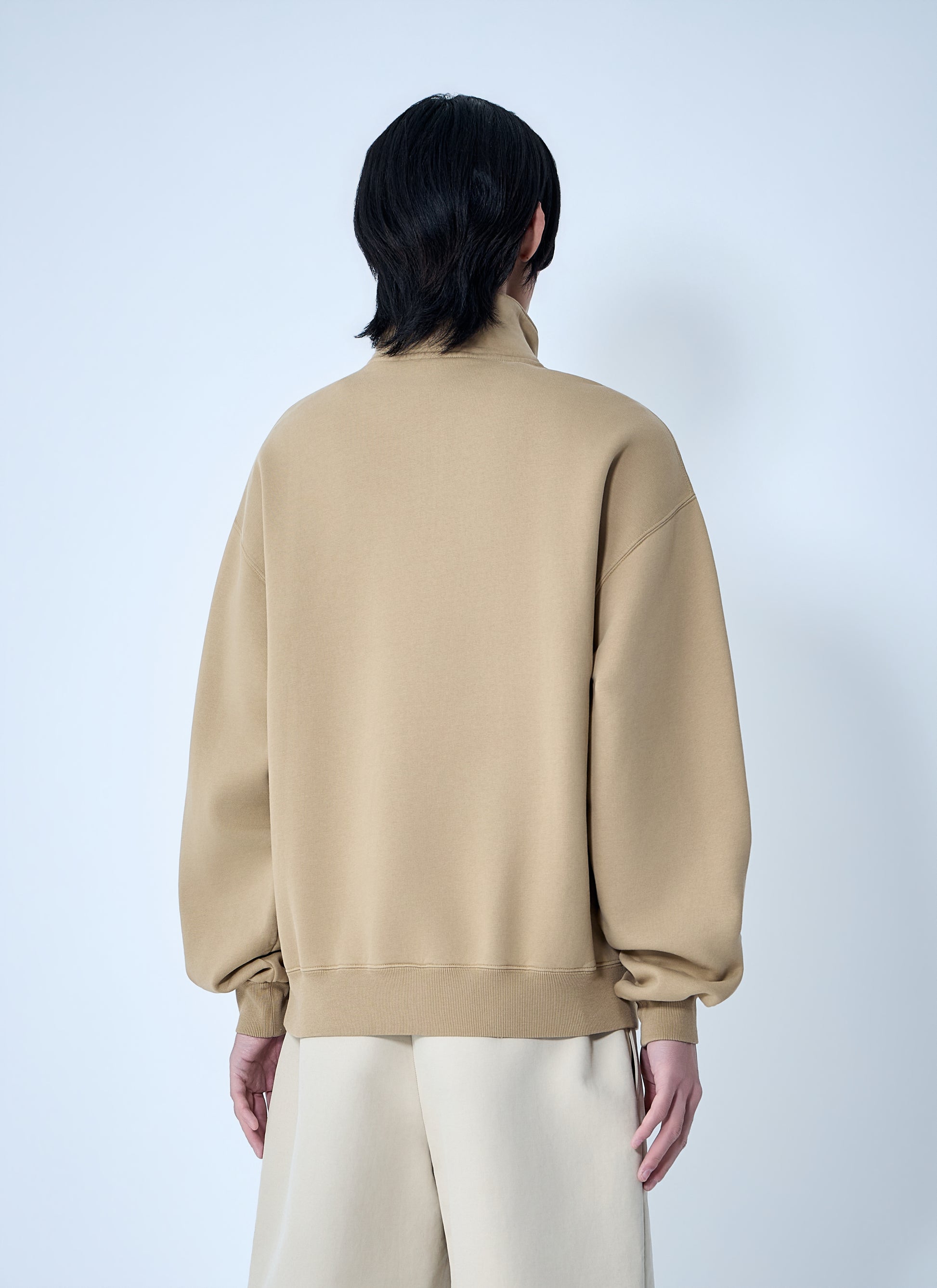 Jacquemus Men Le Camionneur Gros Grain Zip Sweatshirt JACQUEMUS