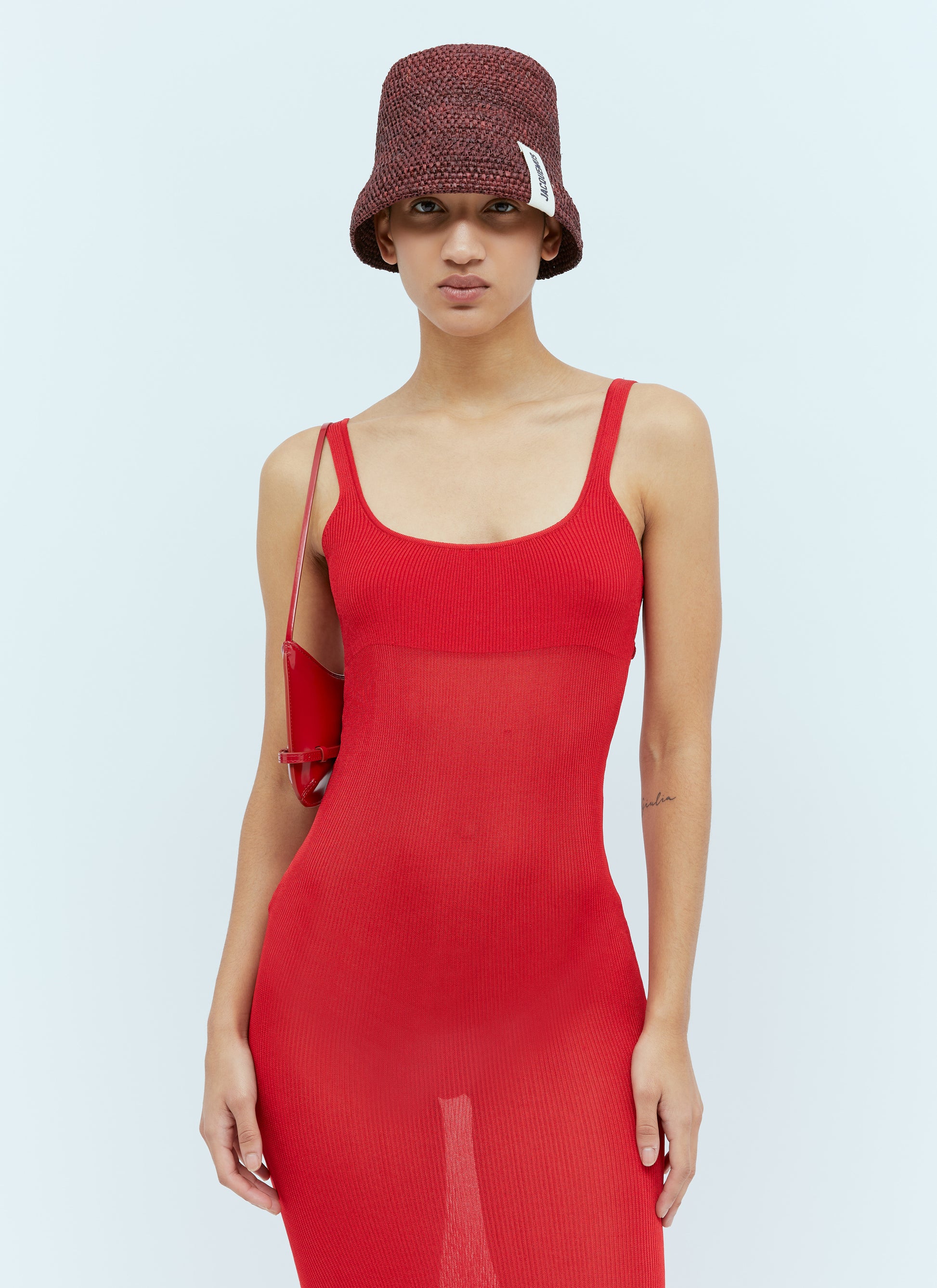 Jacquemus Women Le Bob Raphia Bucket Hat JACQUEMUS