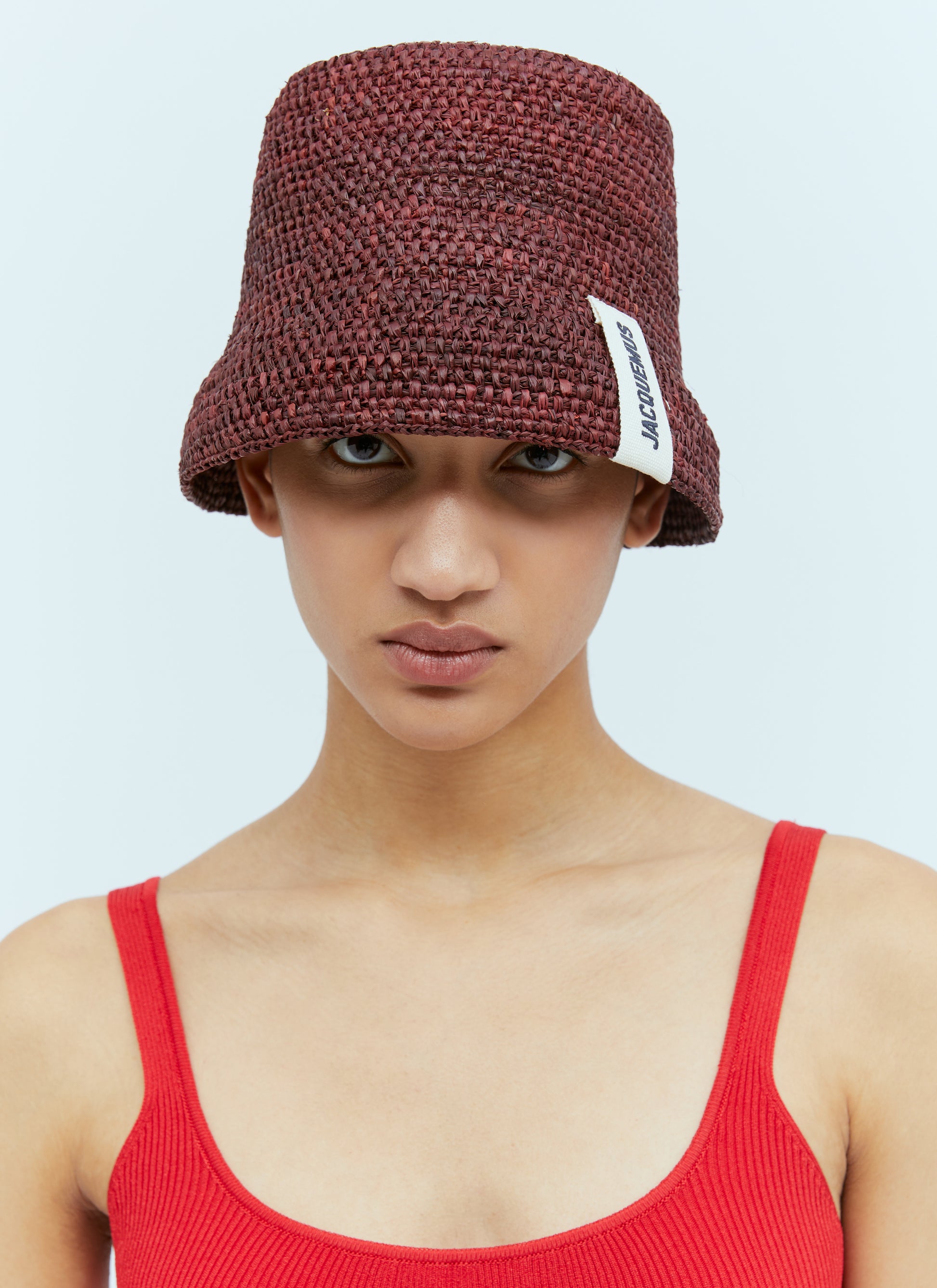 Jacquemus Women Le Bob Raphia Bucket Hat JACQUEMUS