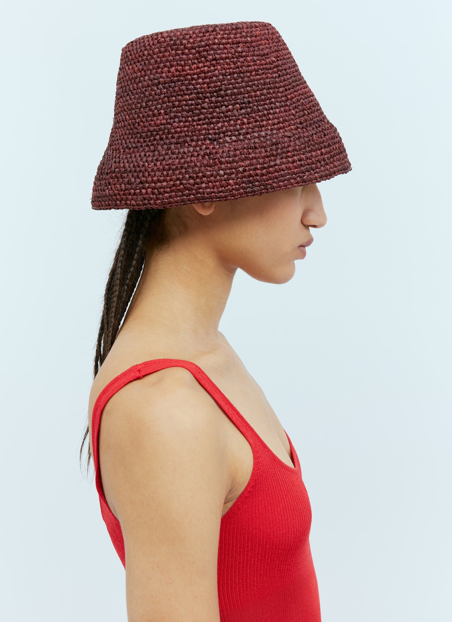 Jacquemus Women Le Bob Raphia Bucket Hat JACQUEMUS