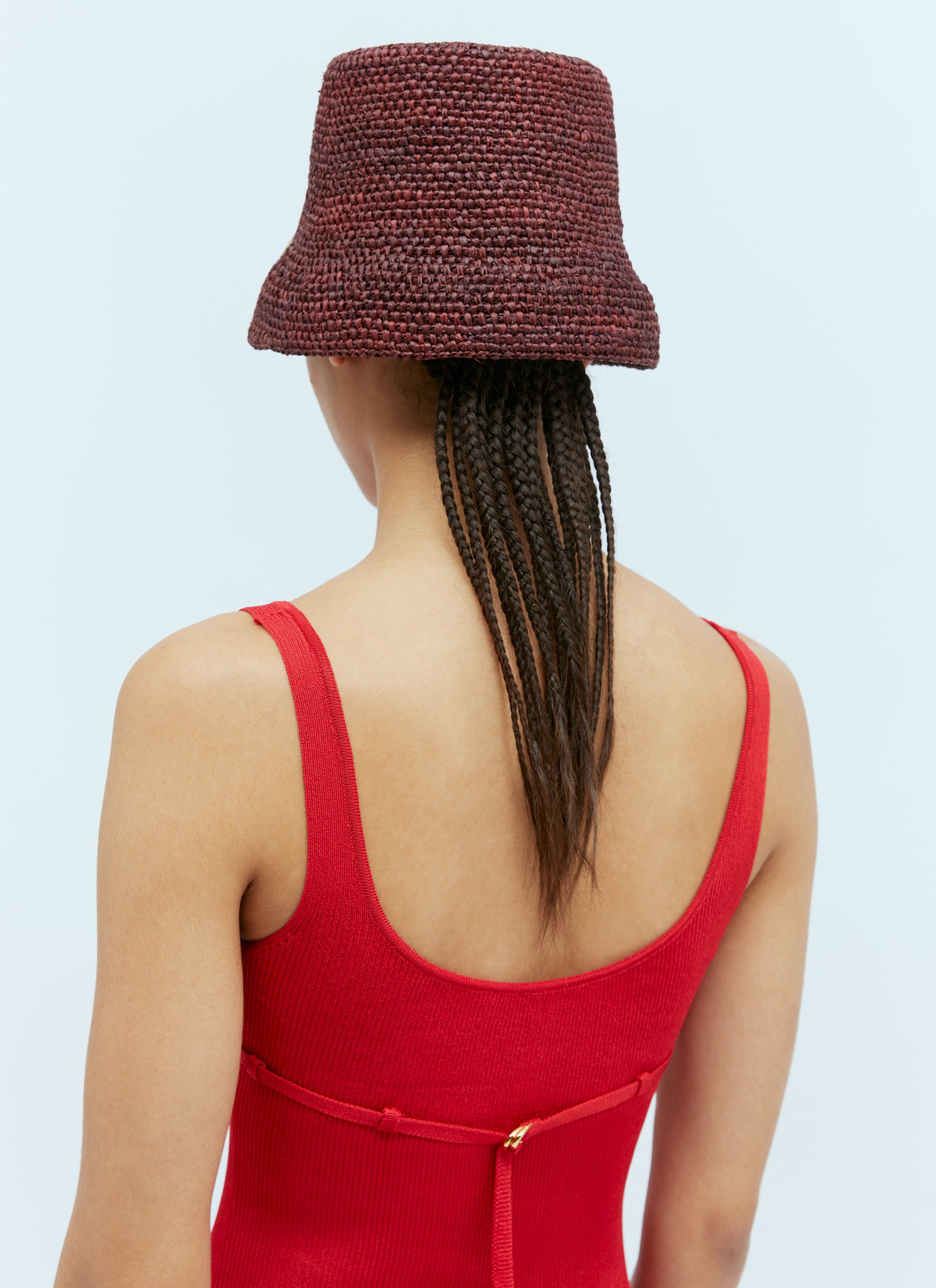 Jacquemus Women Le Bob Raphia Bucket Hat JACQUEMUS