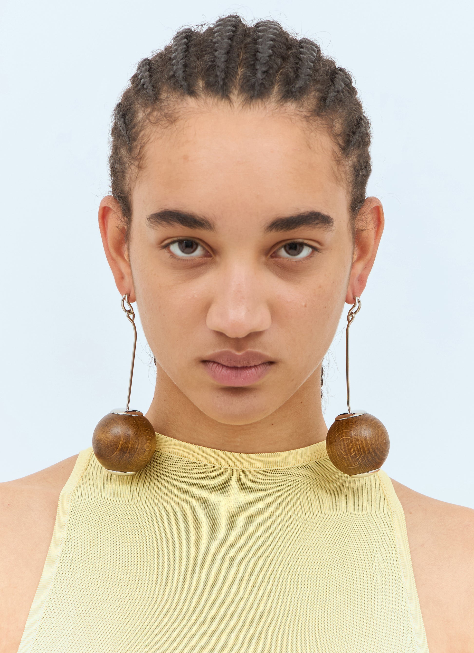 Jacquemus Women Les Grandes Boucles Nodo Earrings JACQUEMUS
