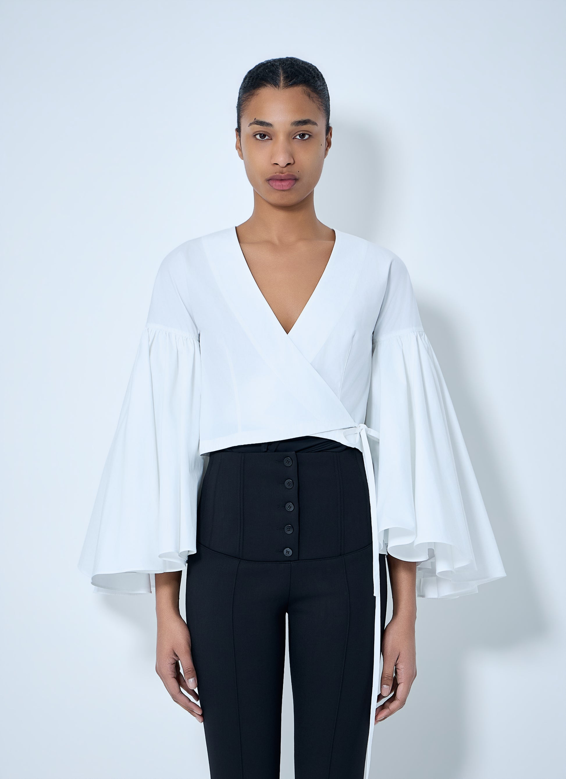 Jacquemus Women V-Neck Wrap Blouse JACQUEMUS