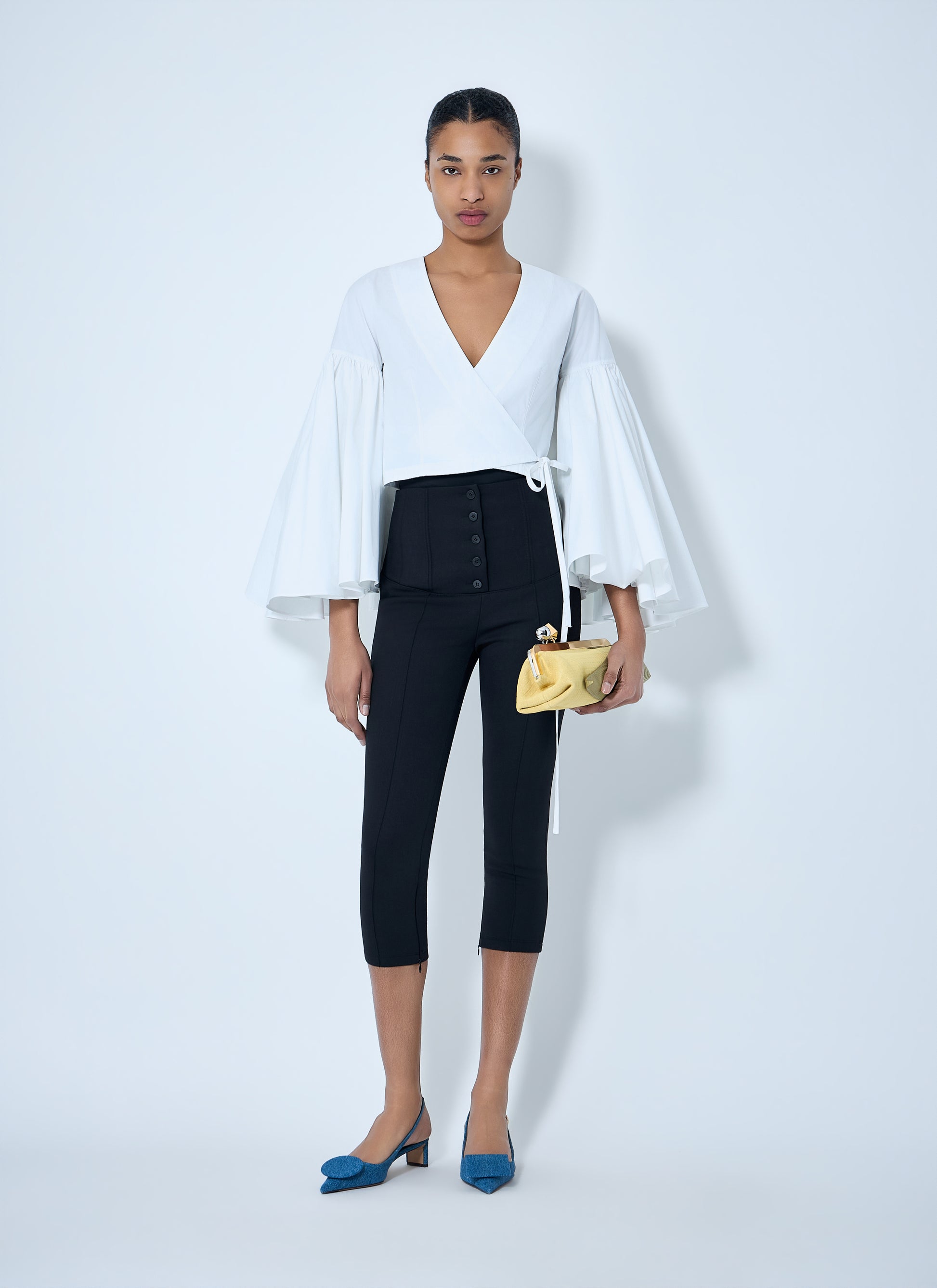 Jacquemus Women V-Neck Wrap Blouse JACQUEMUS