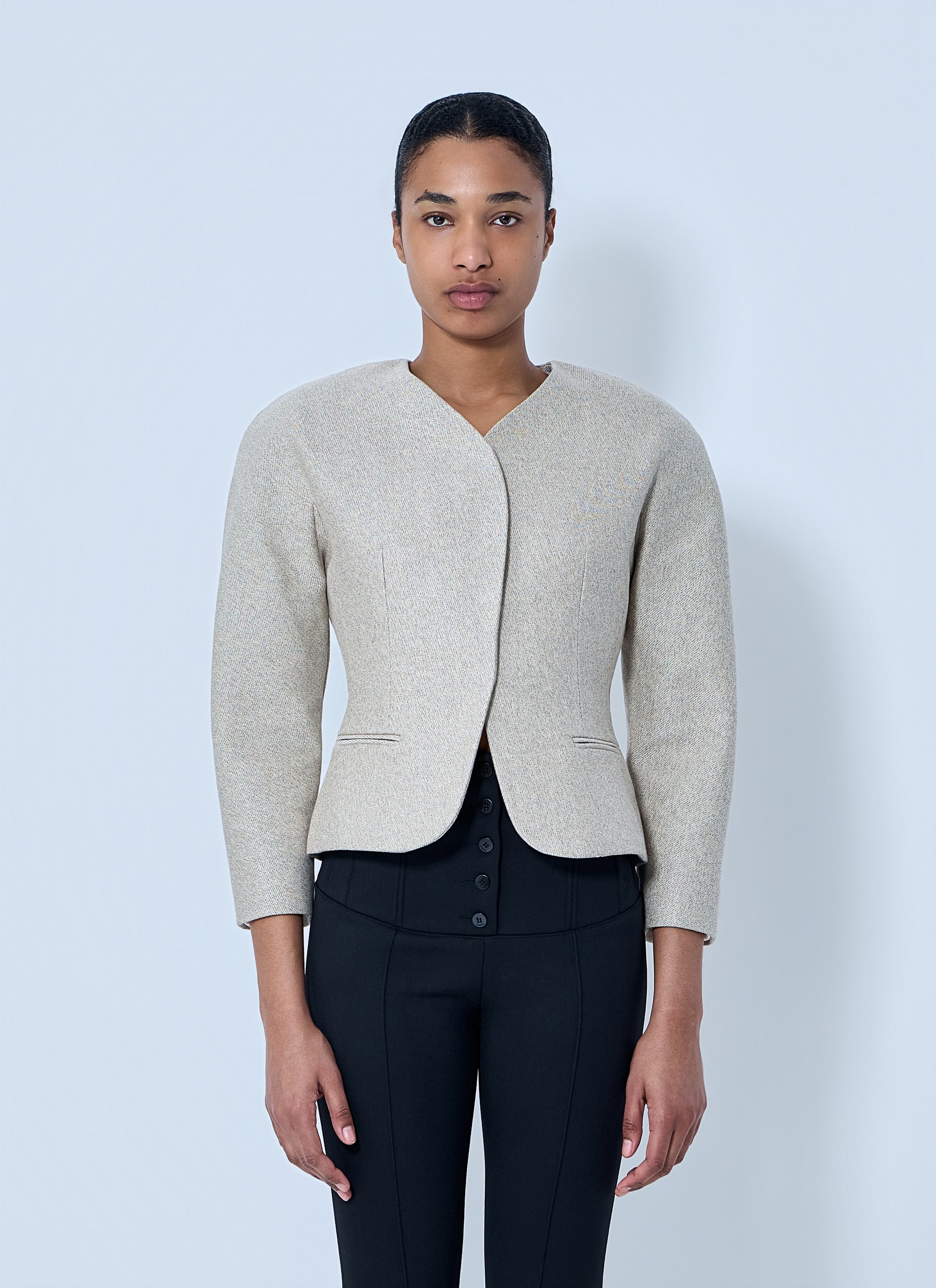 Jacquemus Women La Petite Veste Ovalo Jacket JACQUEMUS