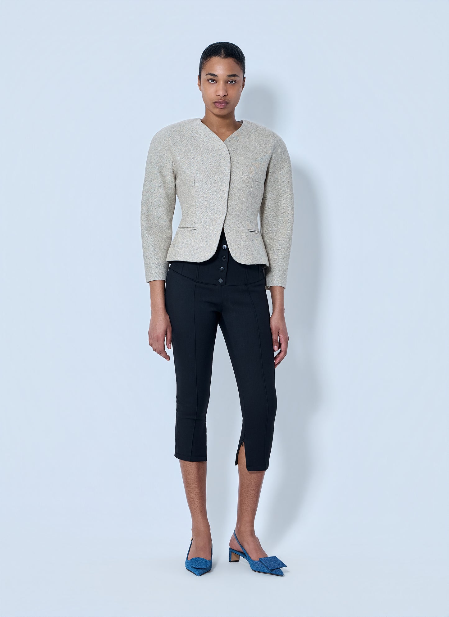 Jacquemus Women La Petite Veste Ovalo Jacket JACQUEMUS