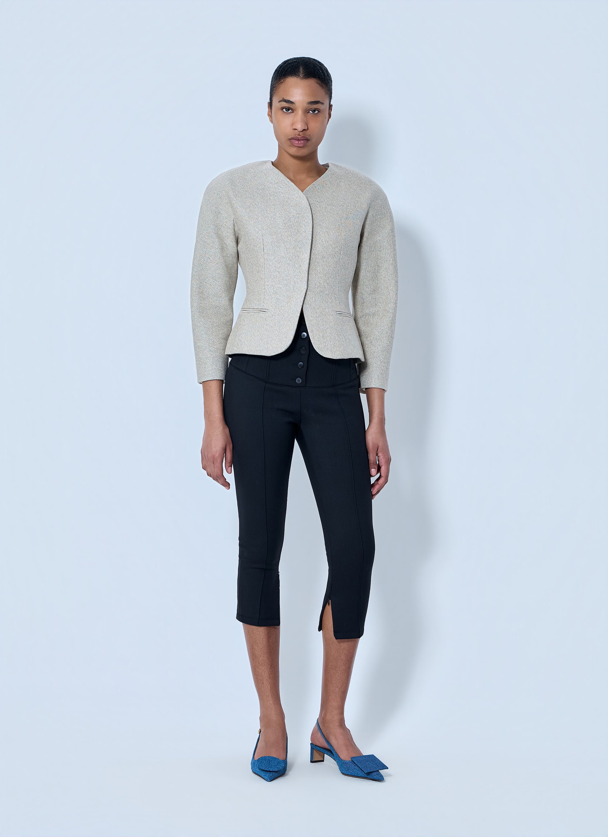 Jacquemus Women La Petite Veste Ovalo Jacket JACQUEMUS