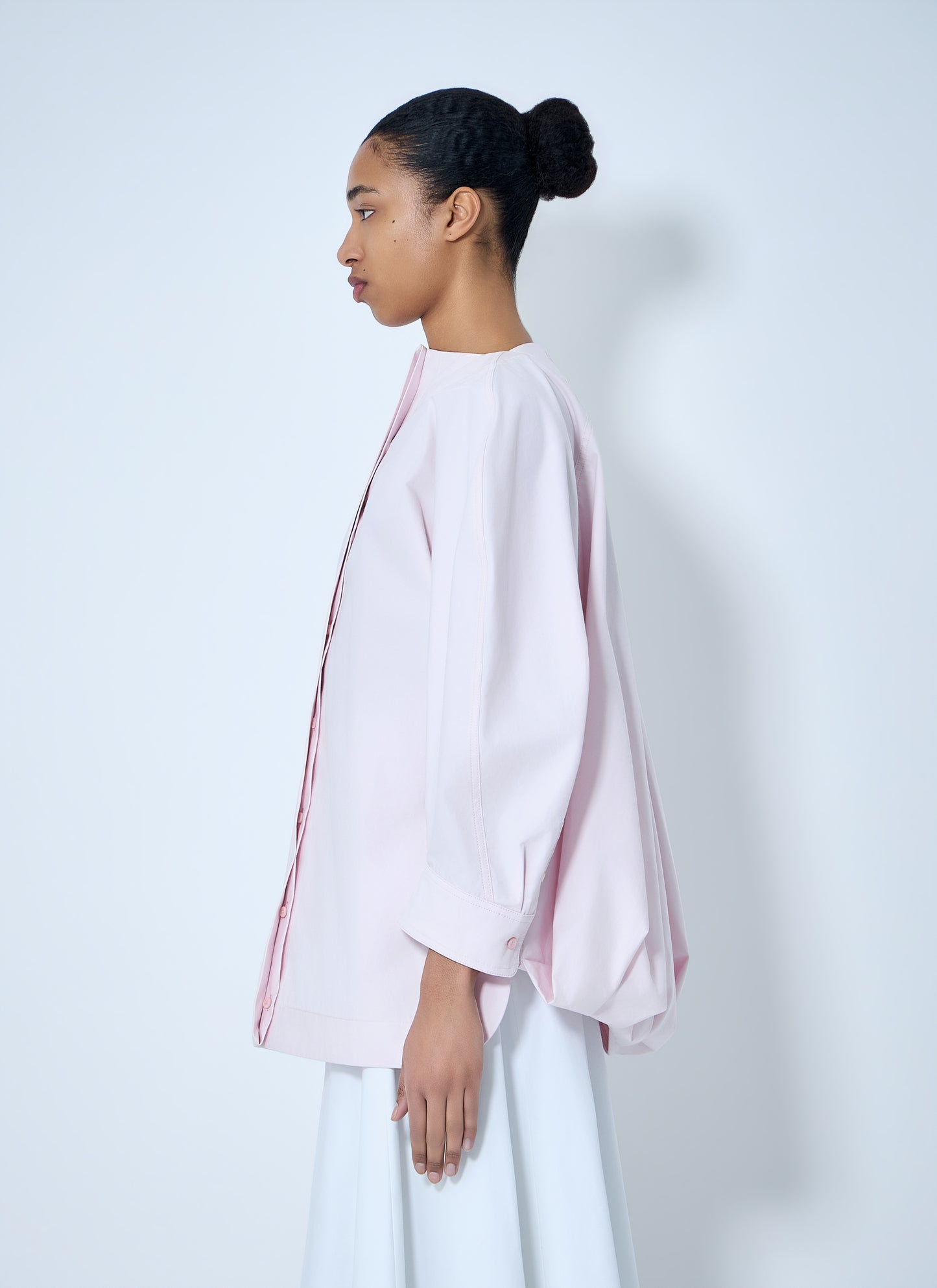 Jacquemus Women Structured Cotton Poplin Blouse JACQUEMUS