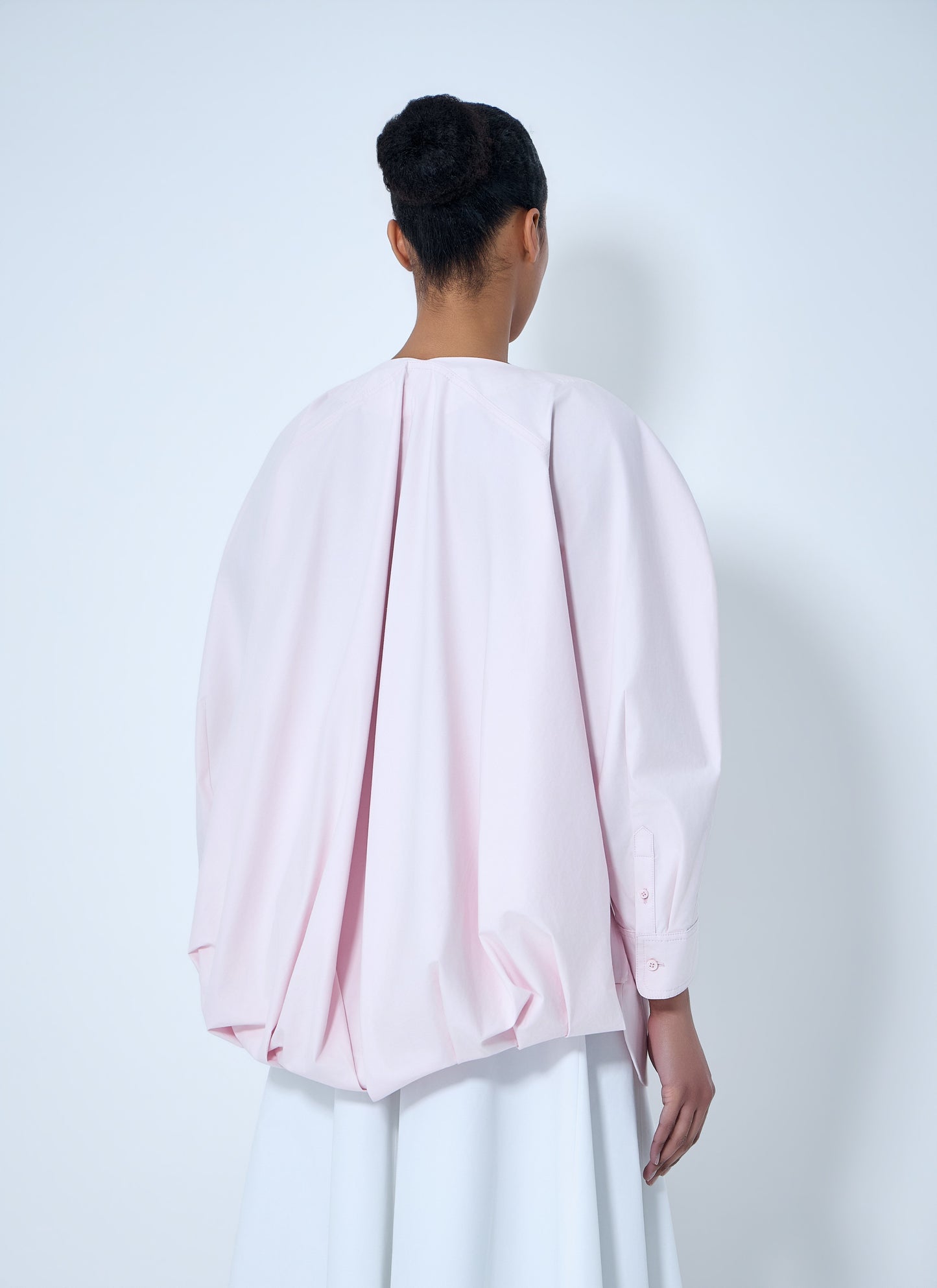 Jacquemus Women Structured Cotton Poplin Blouse JACQUEMUS