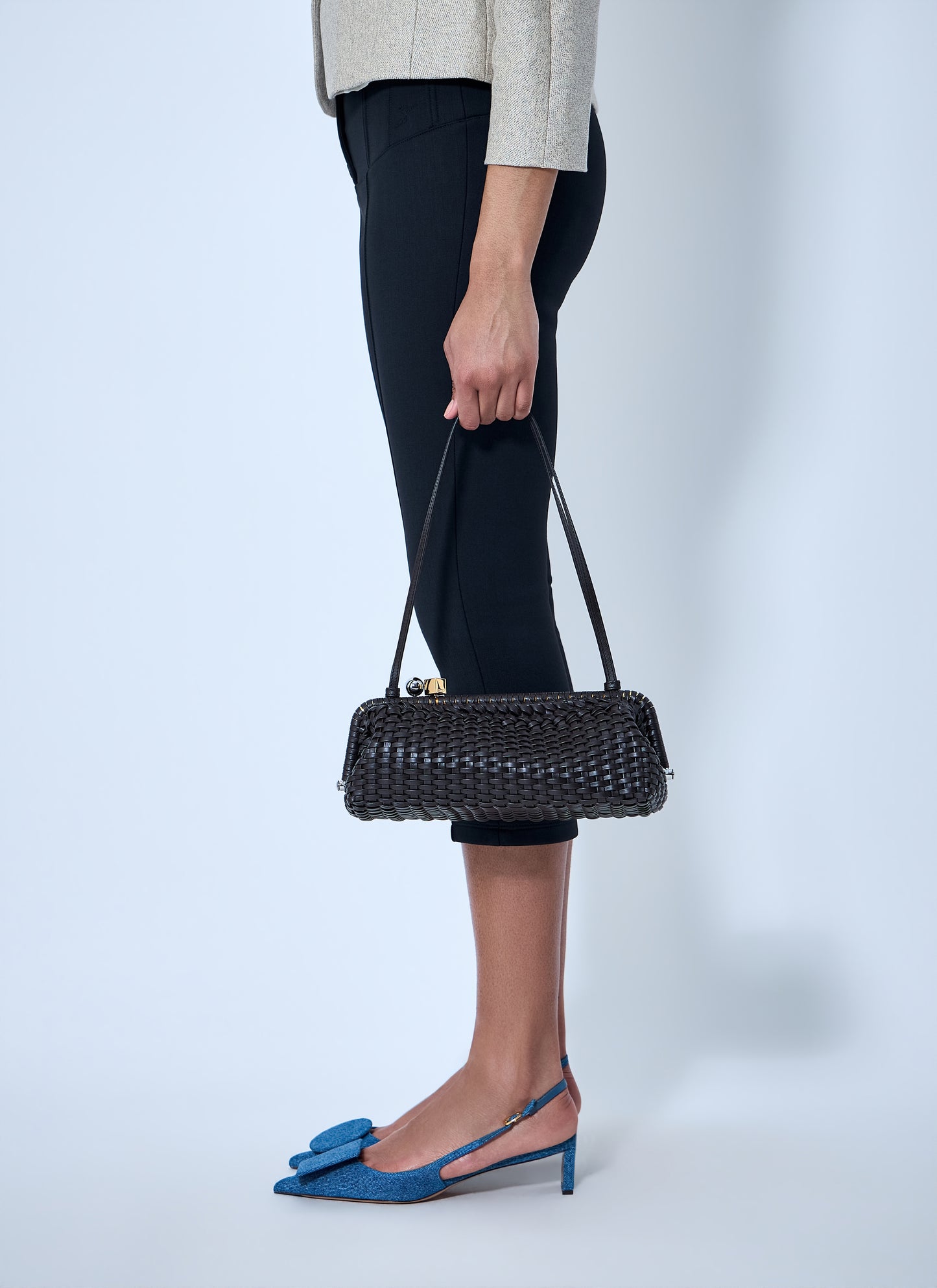 Jacquemus Women La Grande Pochette Salon Clutch Bag JACQUEMUS