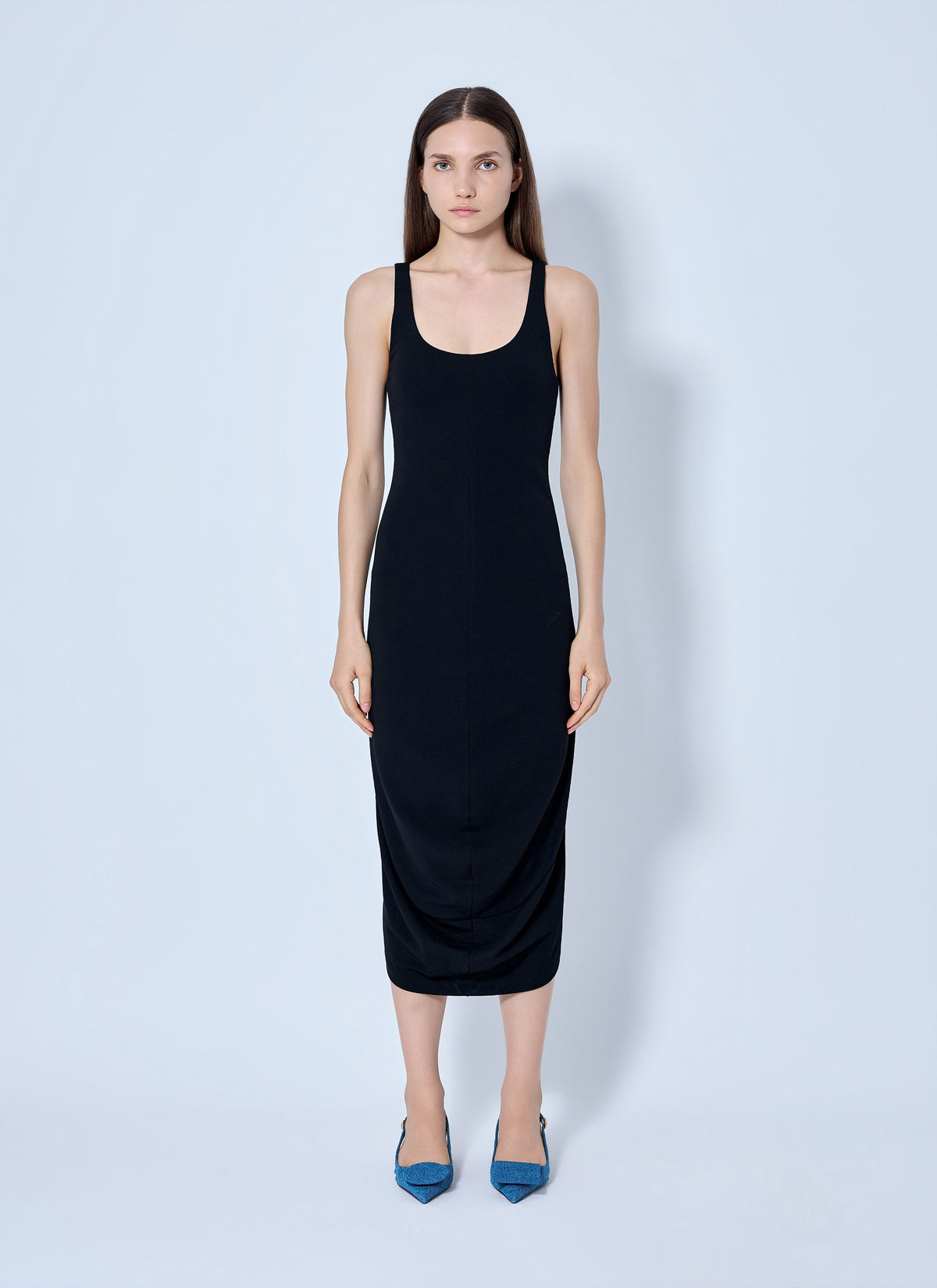 Jacquemus Women La Regata Draped Midi Dress JACQUEMUS