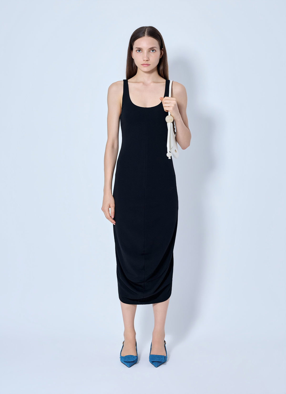 Jacquemus Women La Regata Draped Midi Dress JACQUEMUS