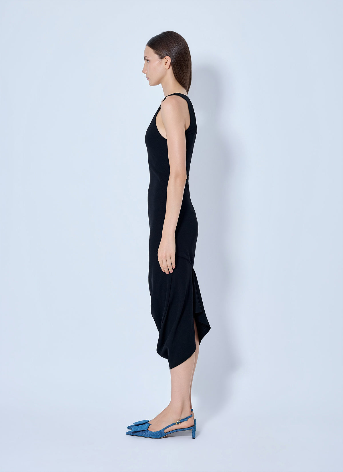Jacquemus Women La Regata Draped Midi Dress JACQUEMUS