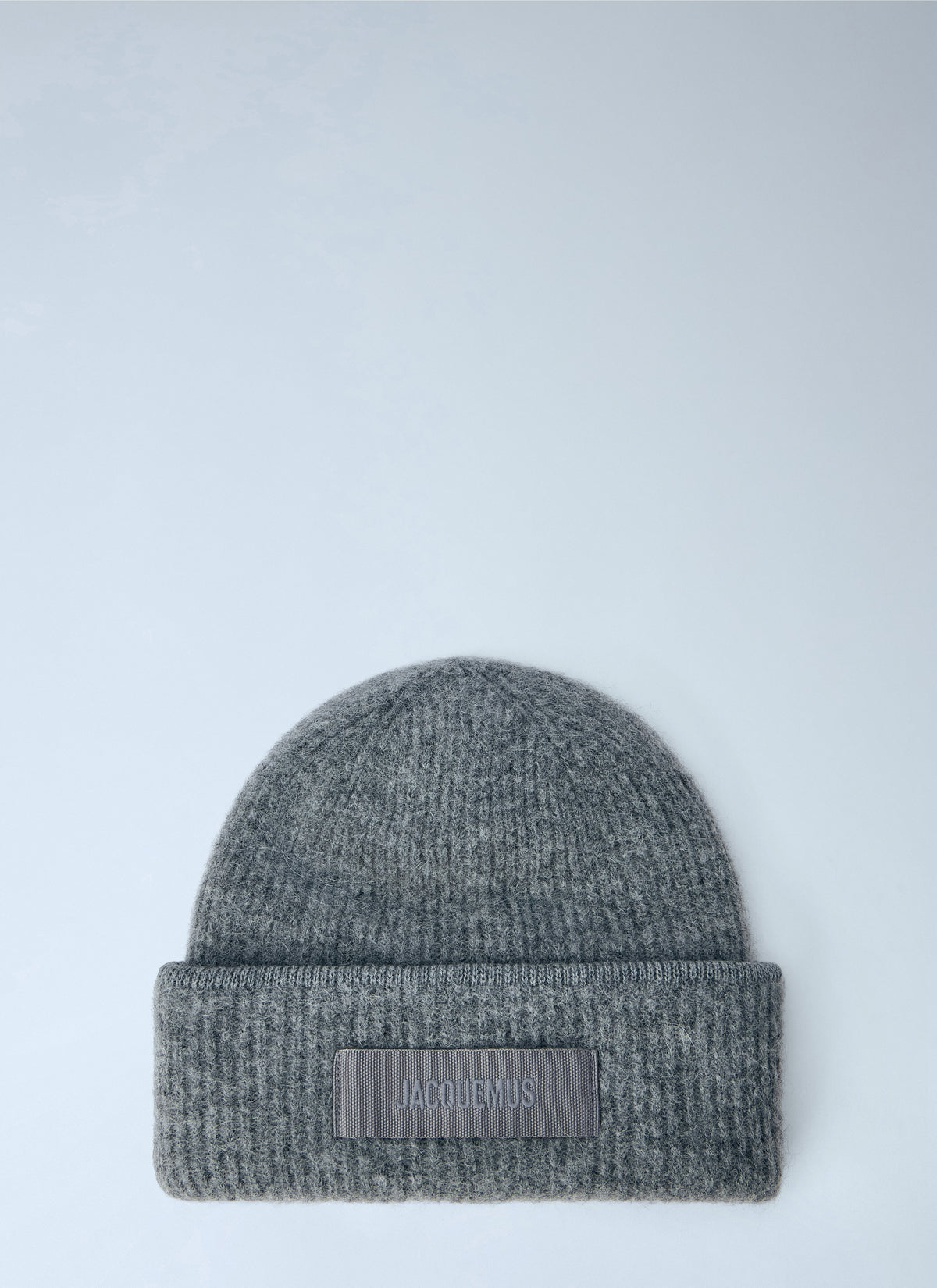 Jacquemus Men Logo Motif Beanie Hat JACQUEMUS