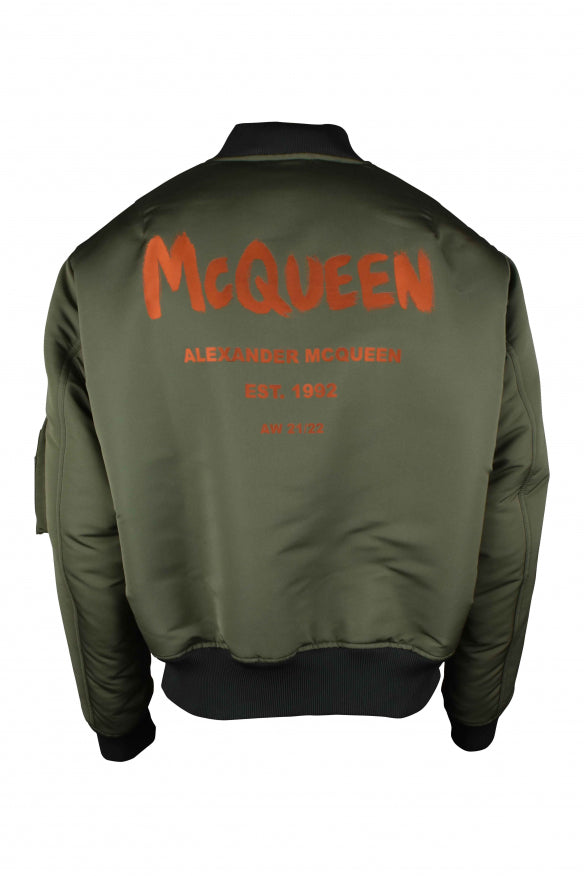 Alexander Mcqueen Men Bomber Jacket ALEXANDER MCQUEEN