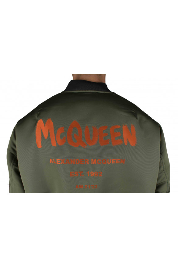 Alexander Mcqueen Men Bomber Jacket ALEXANDER MCQUEEN