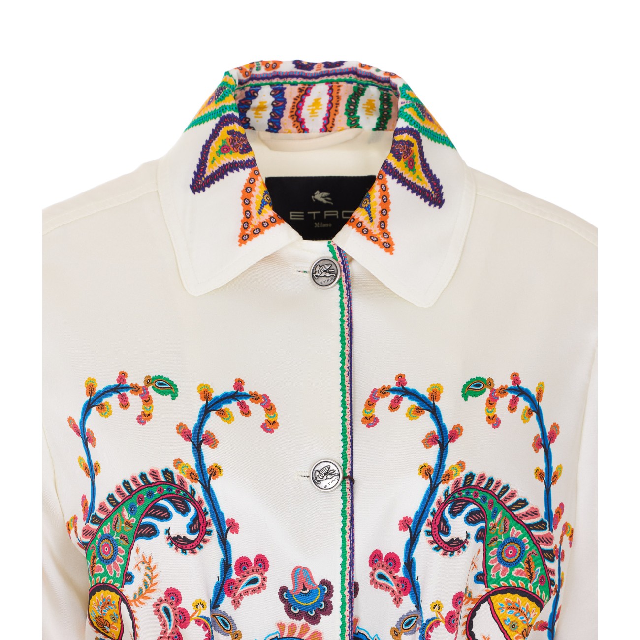 Etro Women Jacket With Floreal Paisley Placed Print ETRO