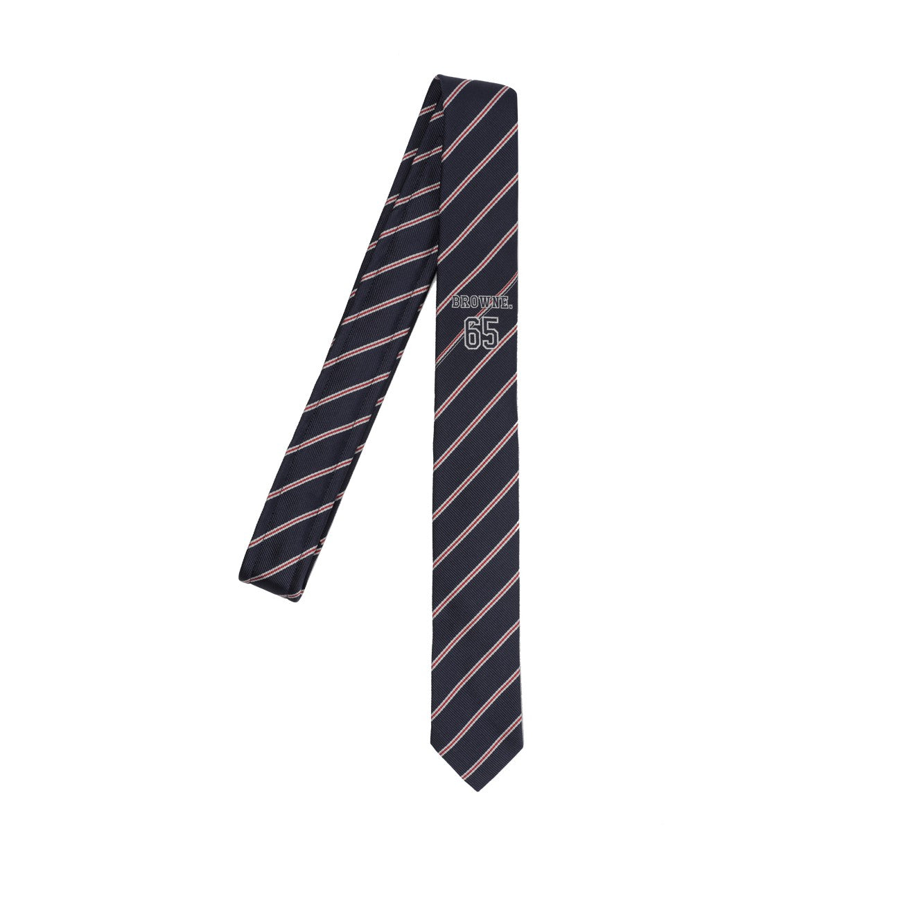Thom Browne Men Jacquard Browne 65 Tie THOM BROWNE