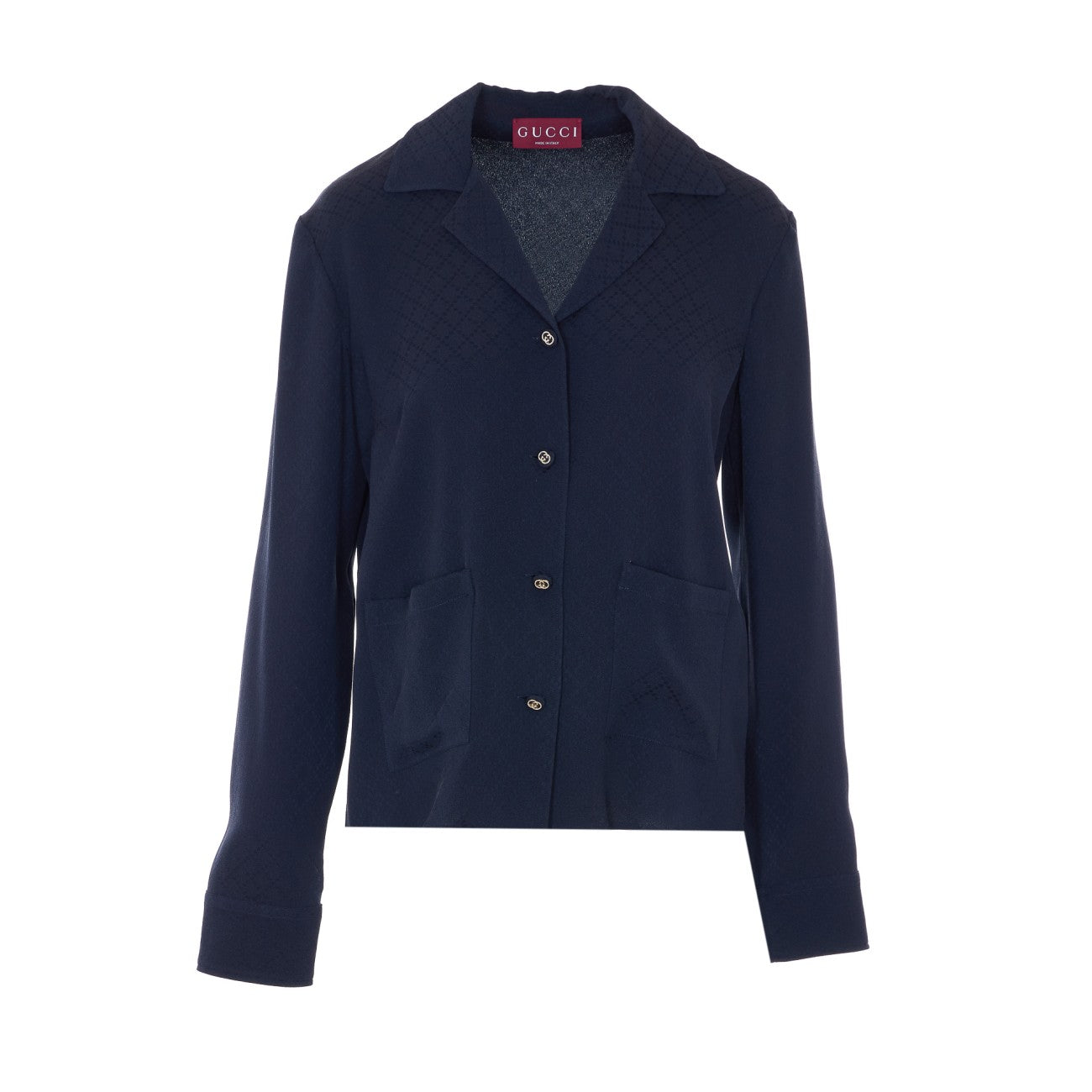 Gucci Women Jacquard Silk Shirt GUCCI