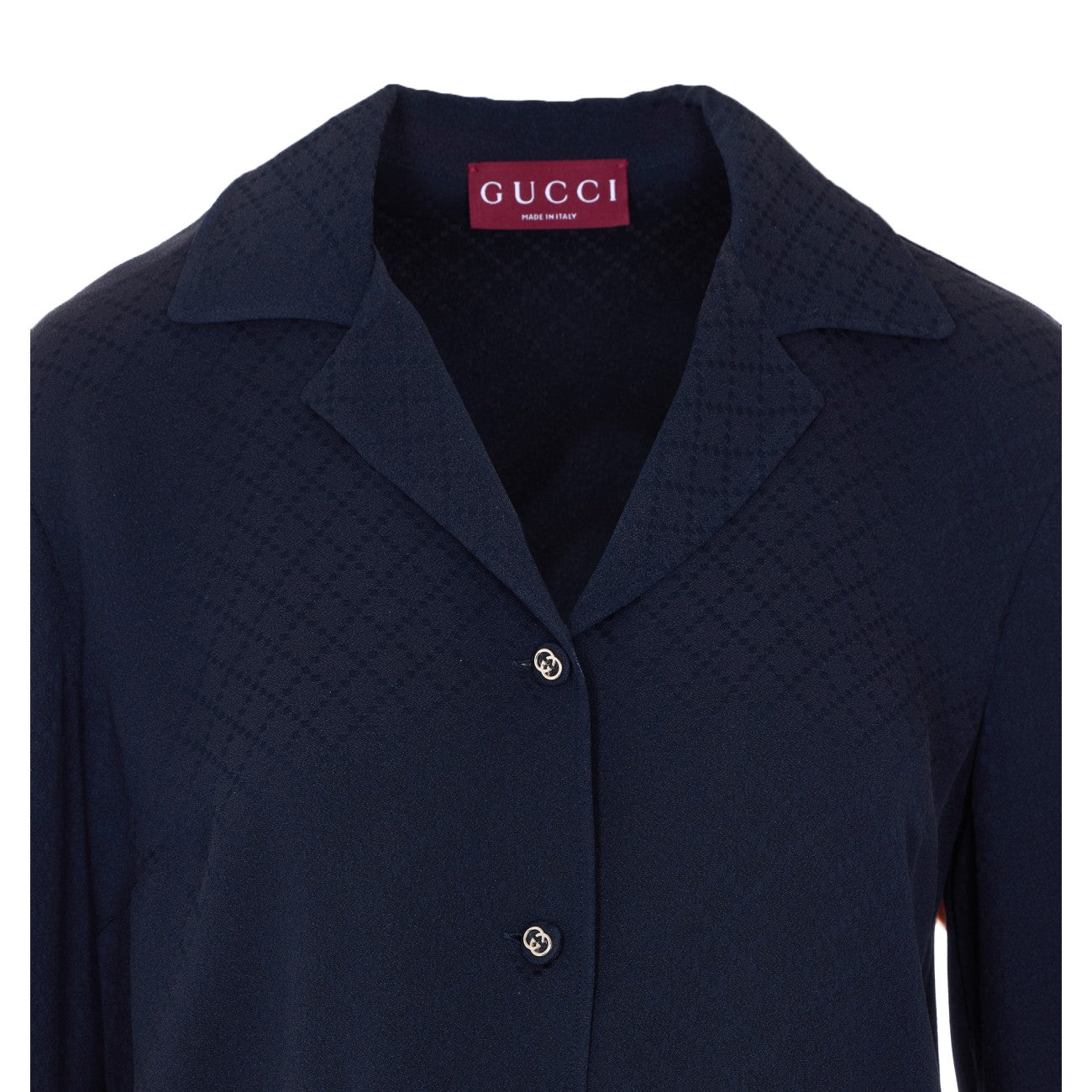 Gucci Women Jacquard Silk Shirt GUCCI