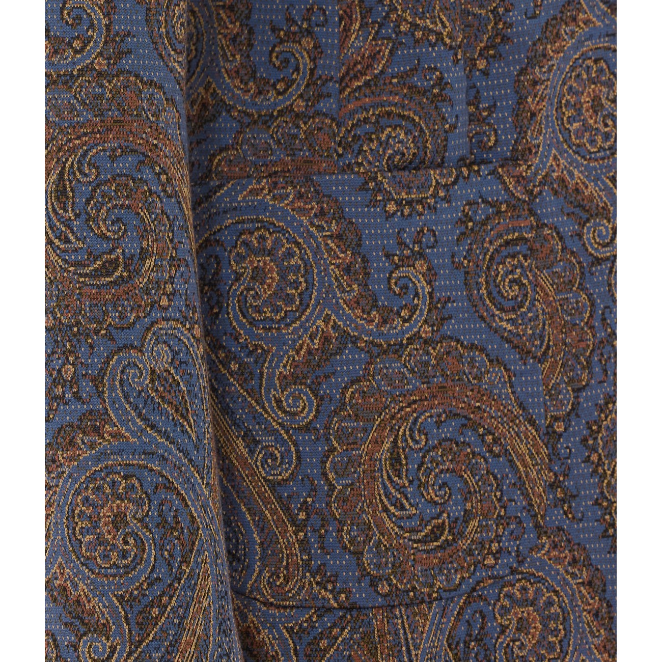 Etro Women Jacquard Single-Breasted Jacket In Cotton Blend With Paisley Pattern ETRO