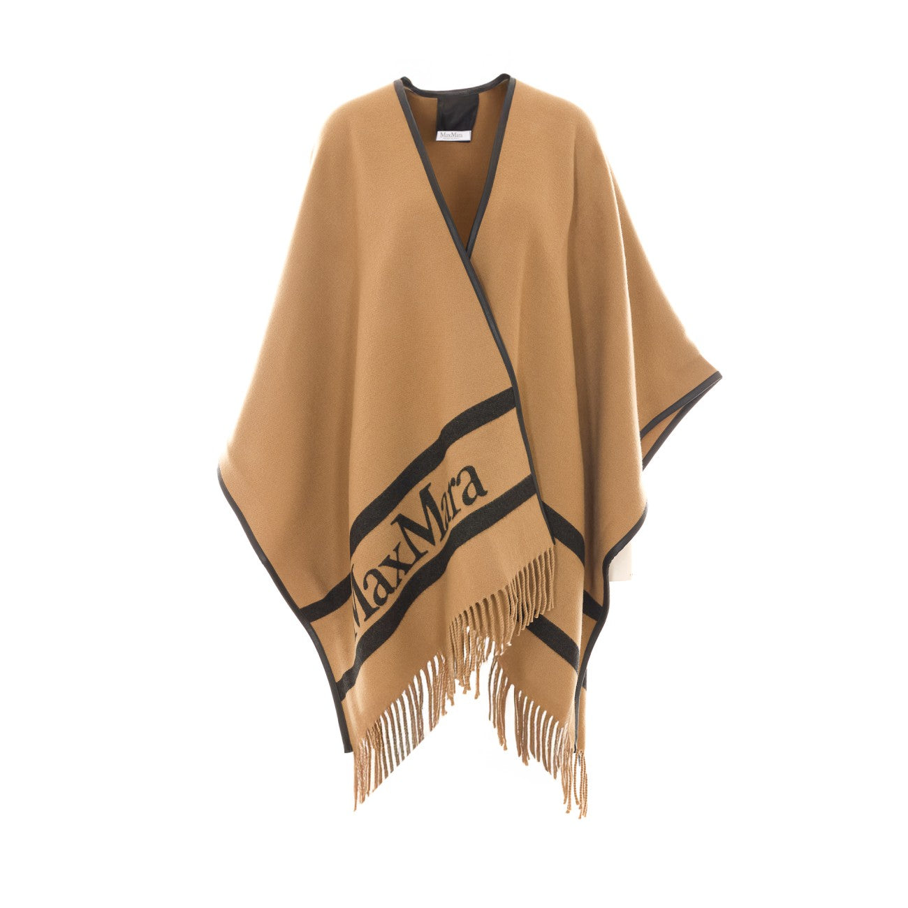 Max Mara Women Jacquard Wool Poncho Aris MAX MARA