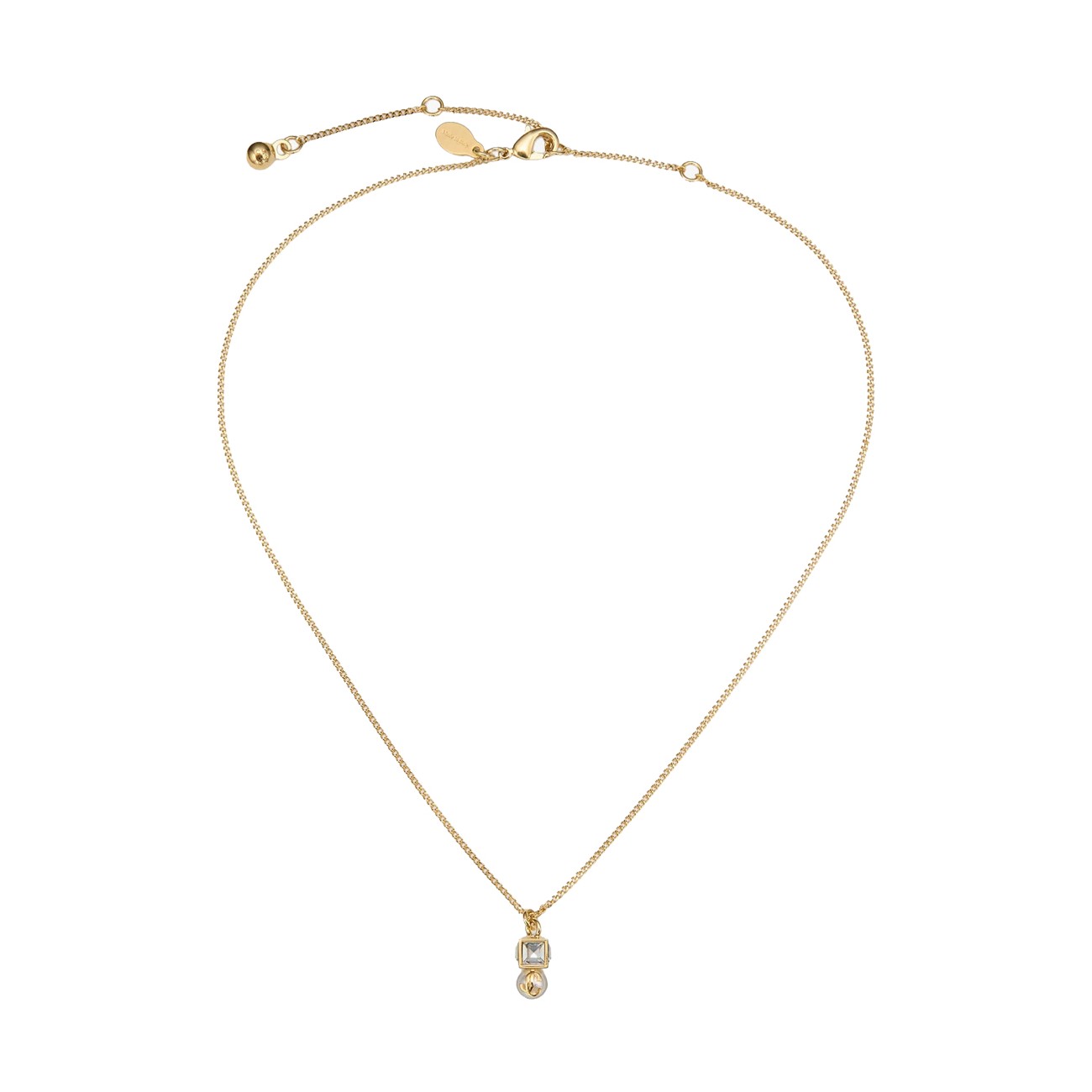 Jimmy Choo Women Jc Pearl Cube Necklace JIMMY CHOO