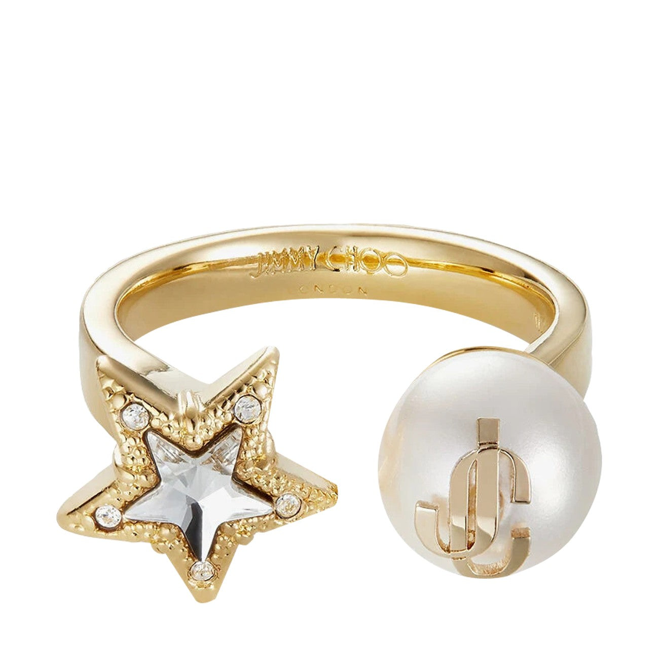 Jimmy Choo Women Jc Star Pearl Ring JIMMY CHOO