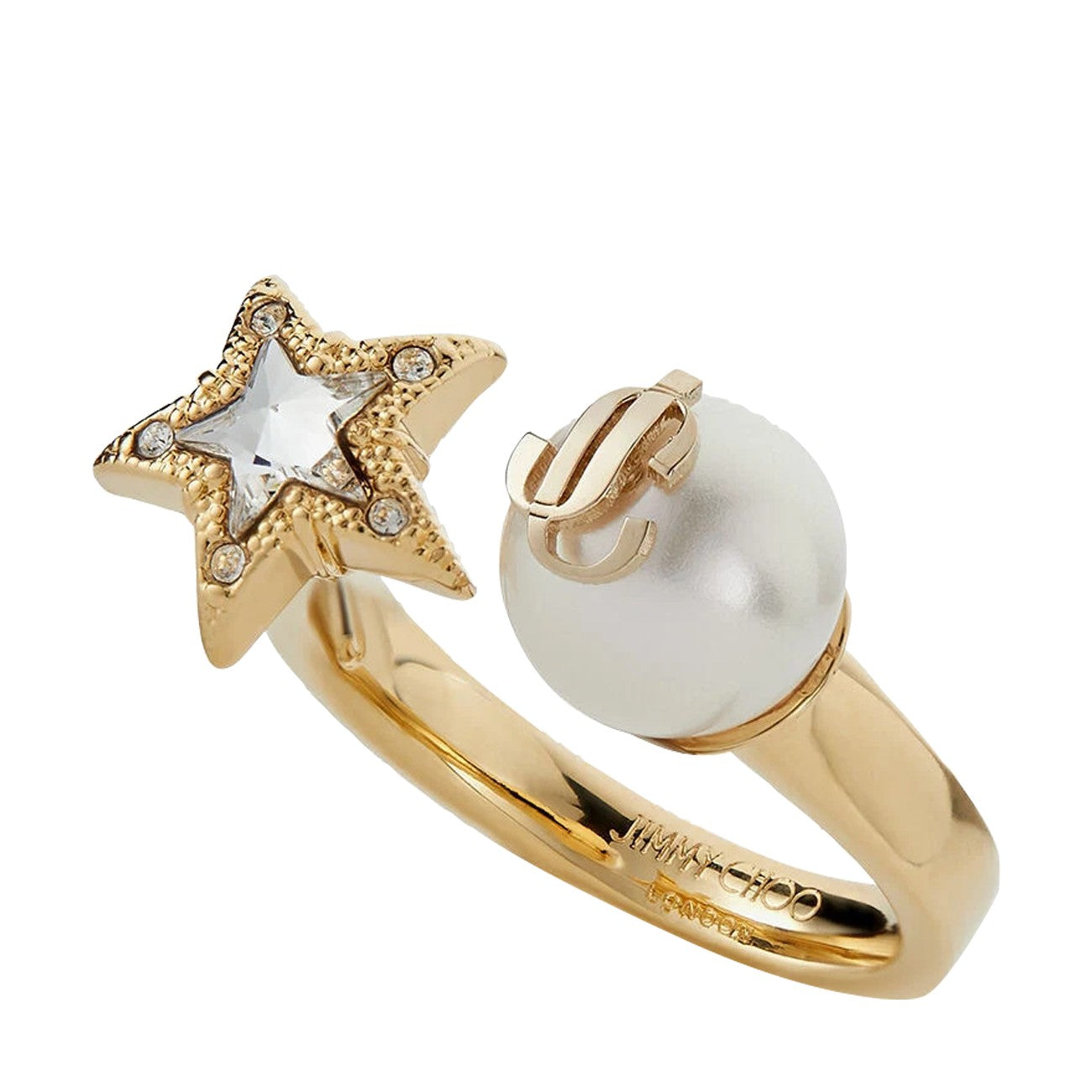 Jimmy Choo Women Jc Star Pearl Ring JIMMY CHOO