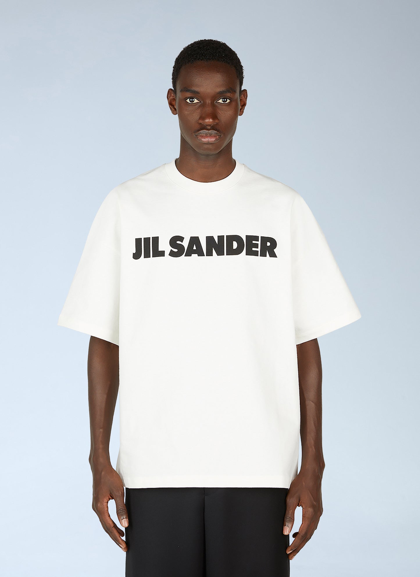 Jil Sander Men Logo Print T-Shirt JIL SANDER