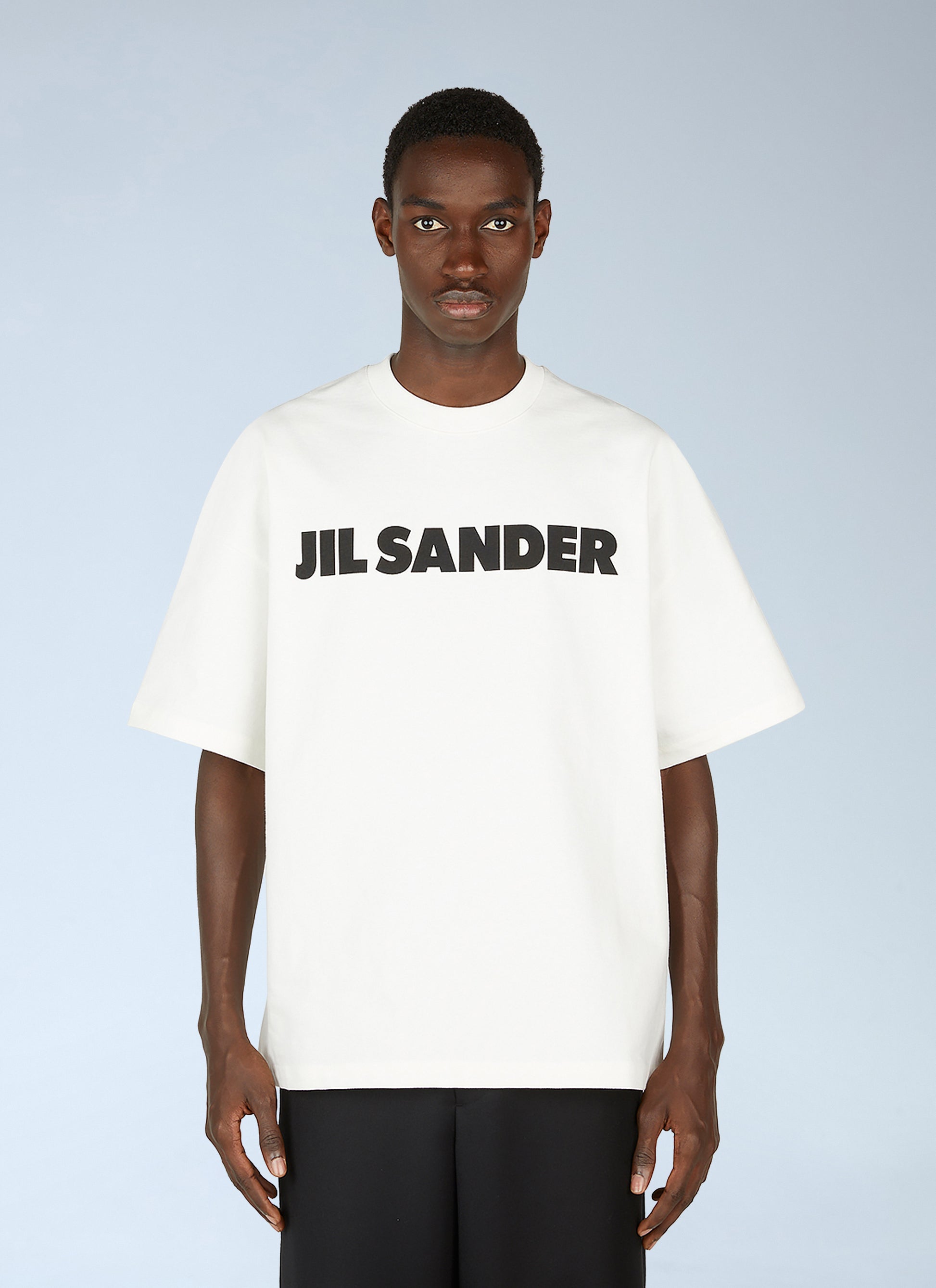 Jil Sander Men Logo Print T-Shirt JIL SANDER