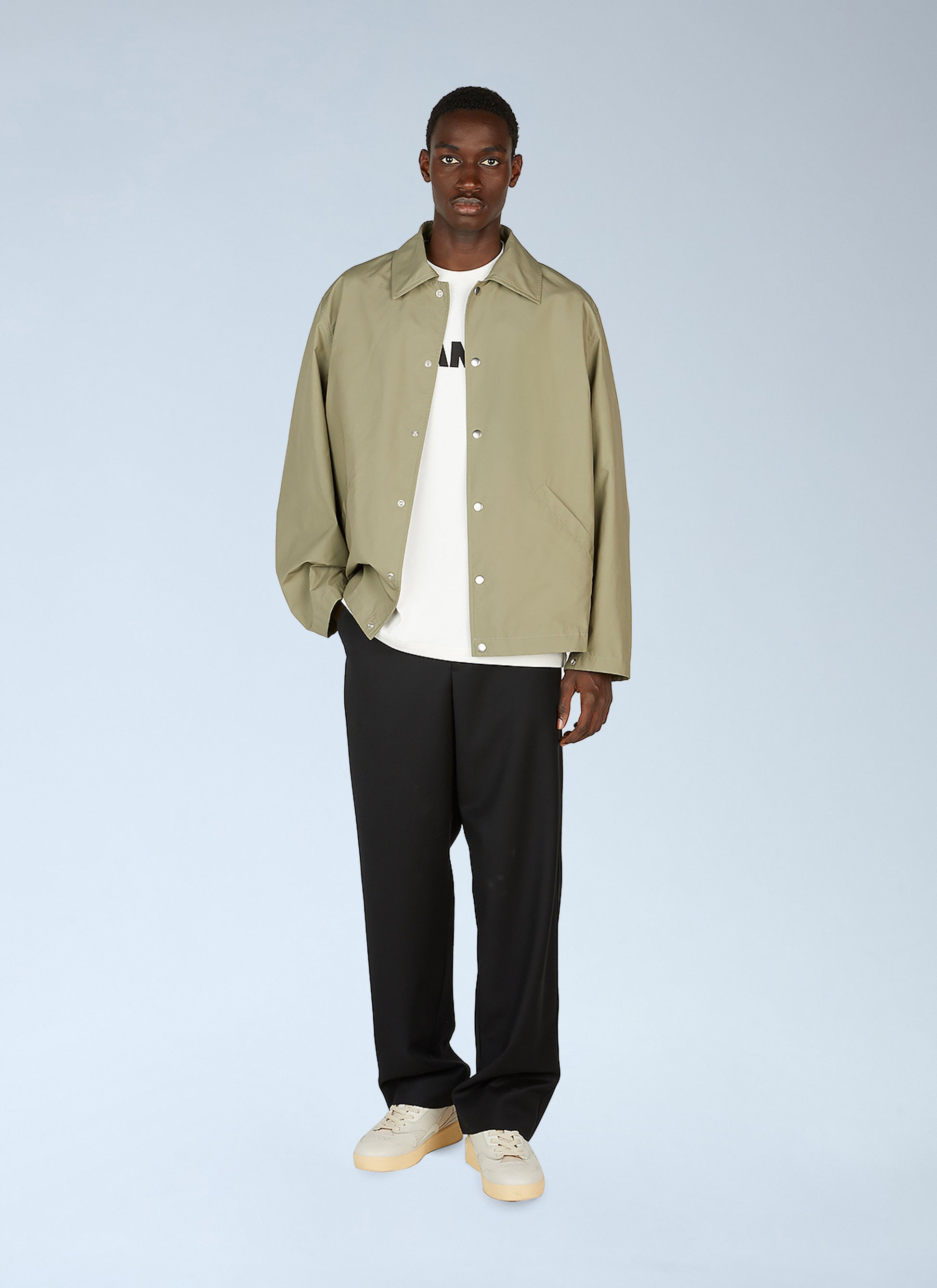 Jil Sander Men Logo Print T-Shirt JIL SANDER