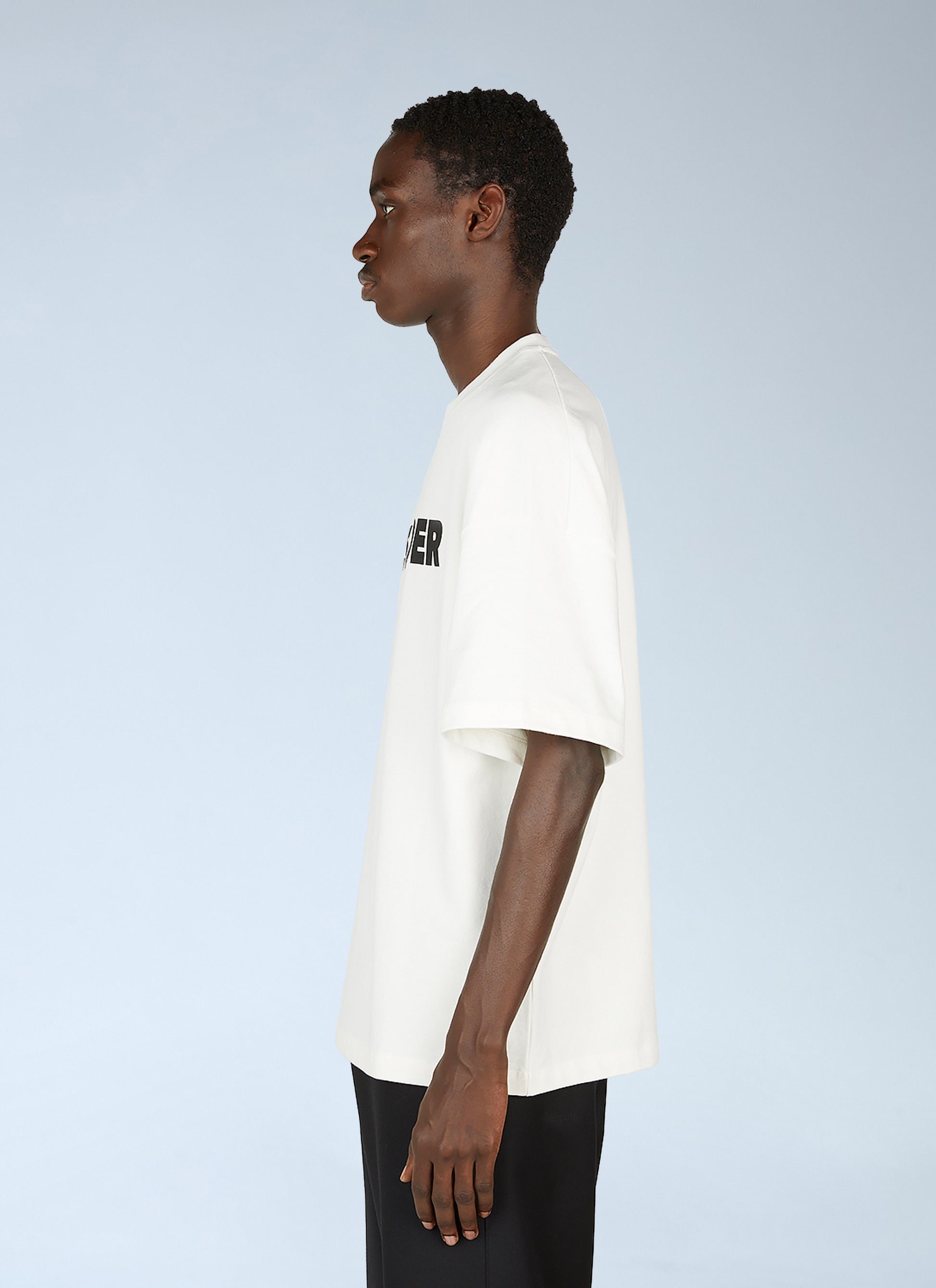Jil Sander Men Logo Print T-Shirt JIL SANDER