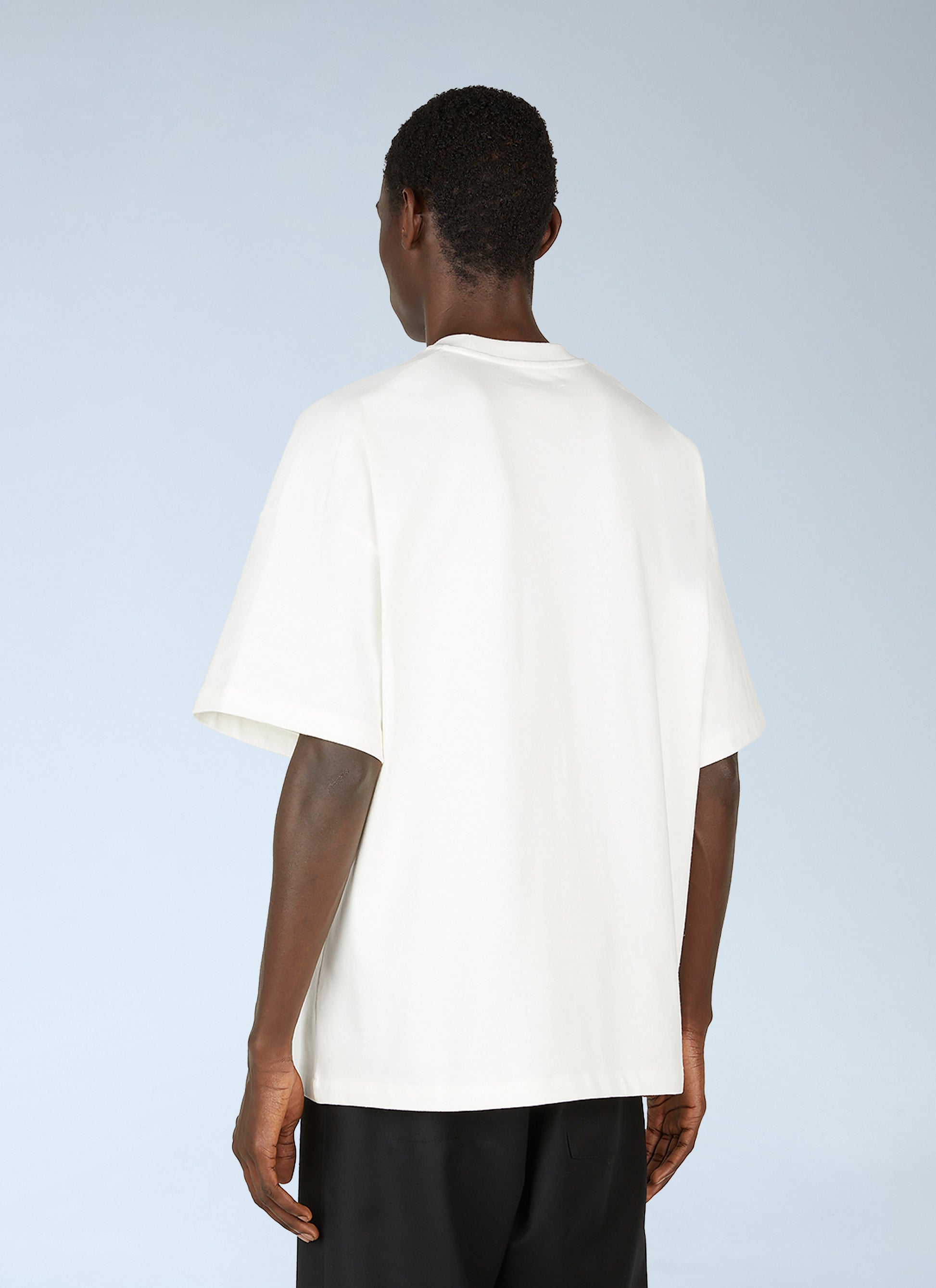 Jil Sander Men Logo Print T-Shirt JIL SANDER