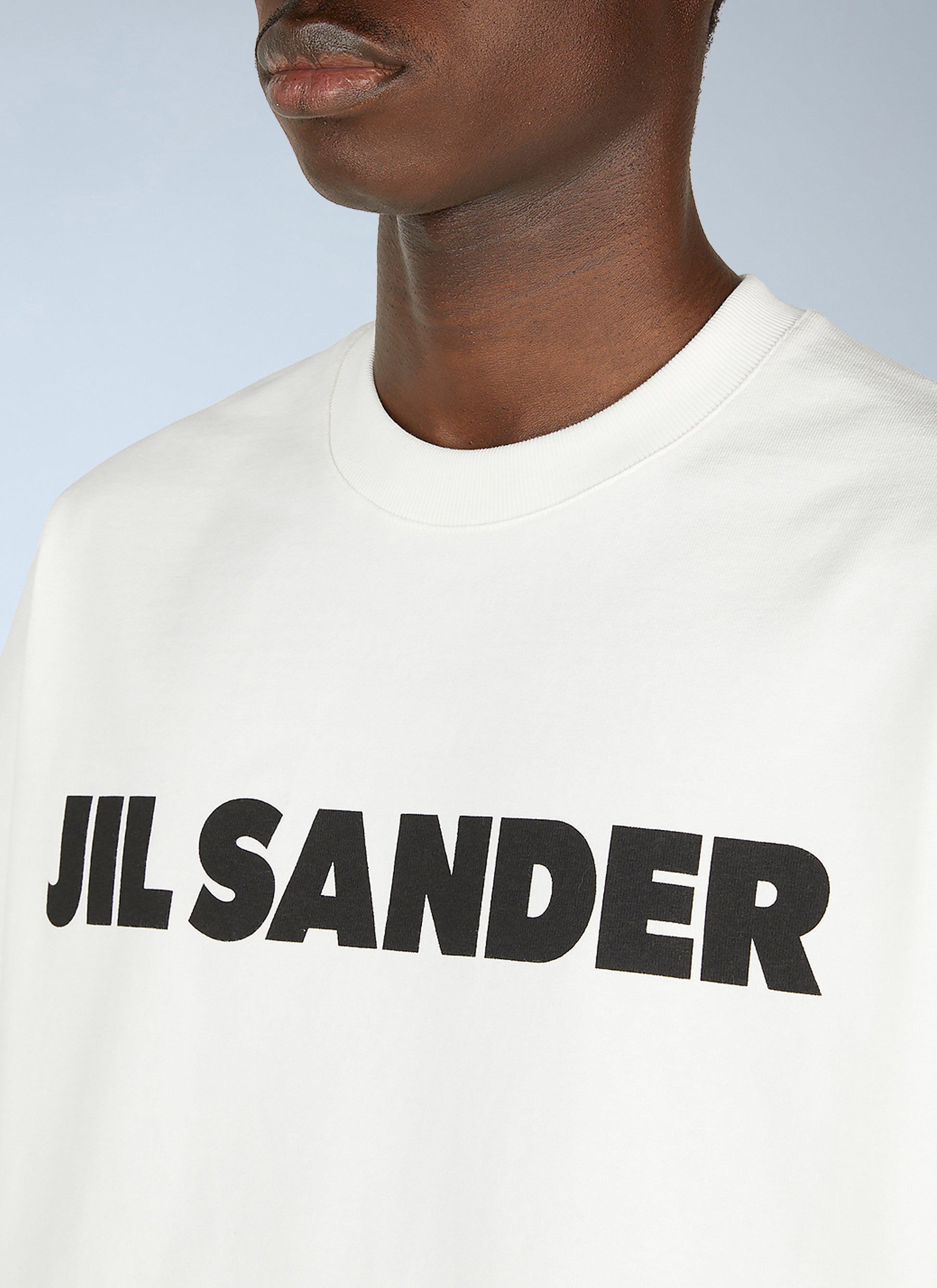 Jil Sander Men Logo Print T-Shirt JIL SANDER