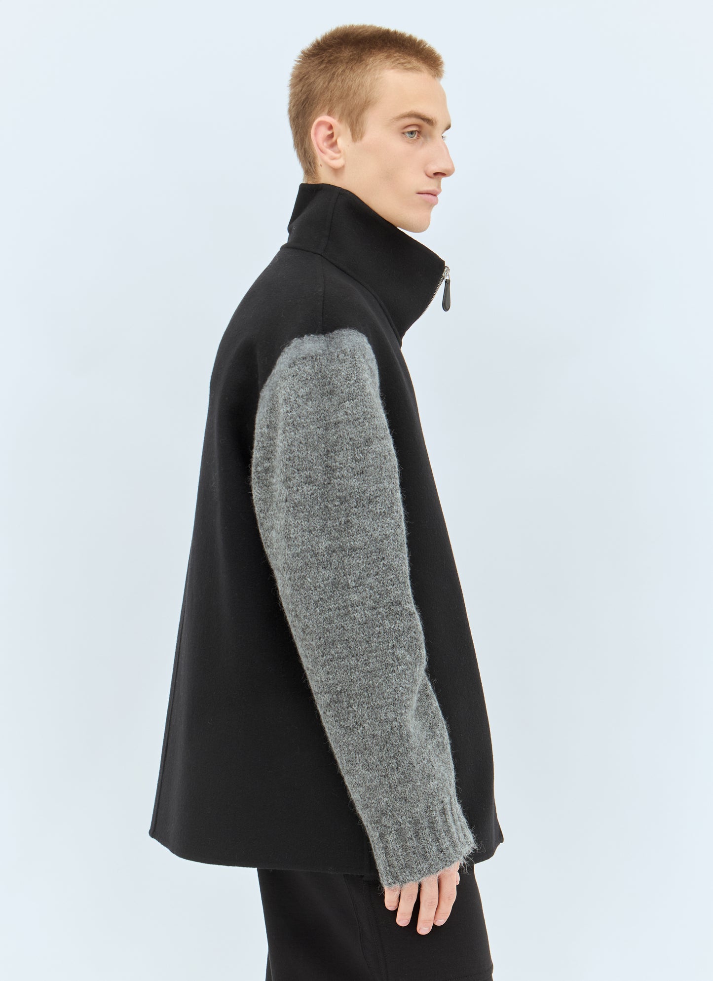 Jil Sander Men Knit-Sleeves Wool Jacket JIL SANDER